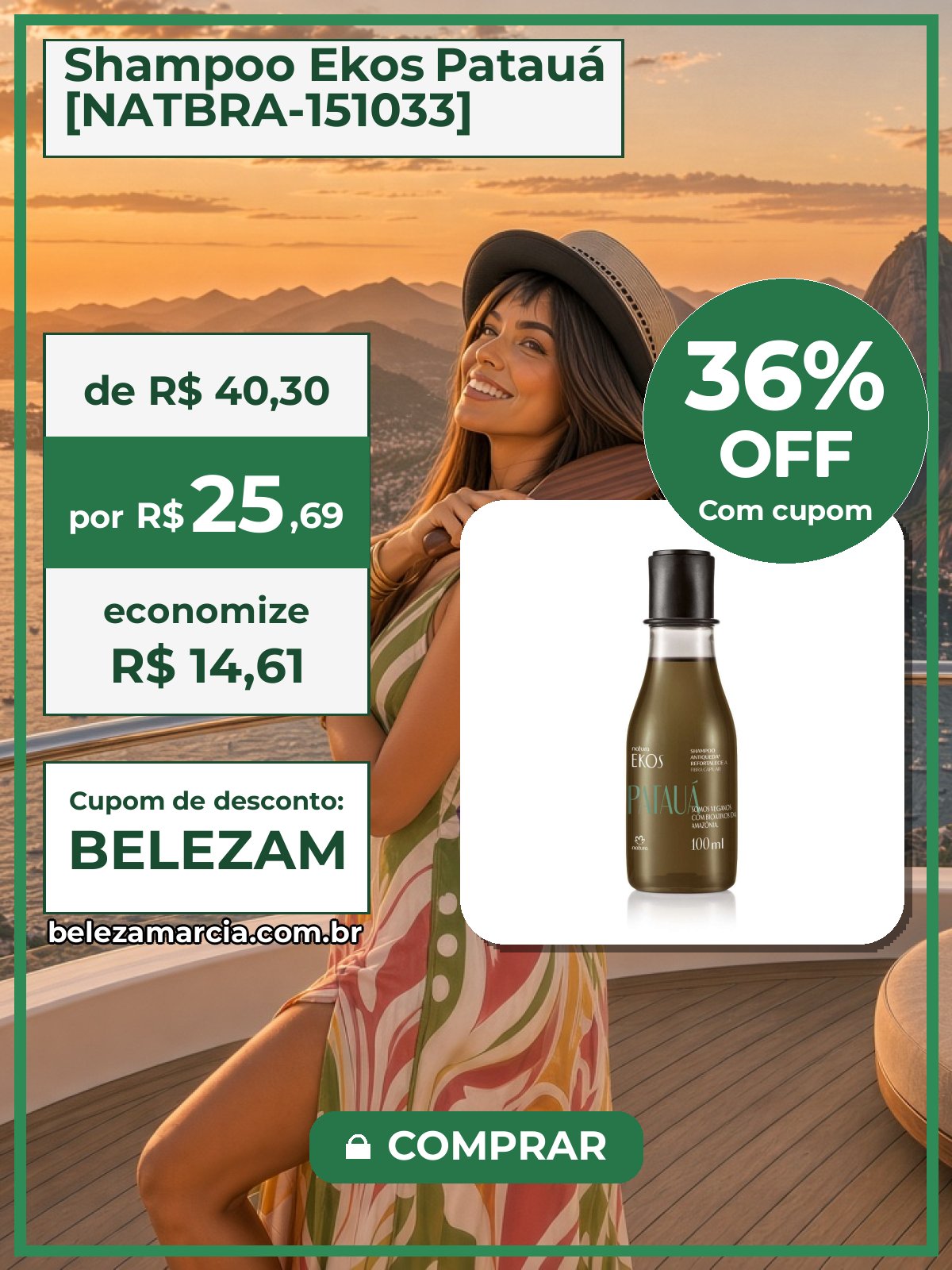 Shampoo Ekos Patauá [NATBRA-151033]