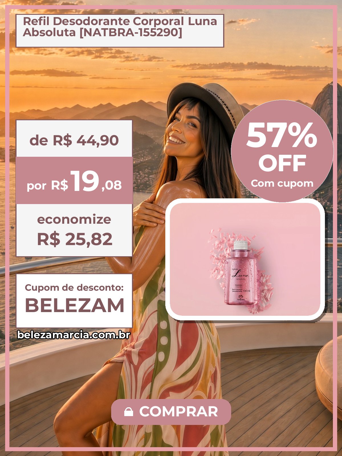 Refil Desodorante Corporal Luna Absoluta [NATBRA-155290]