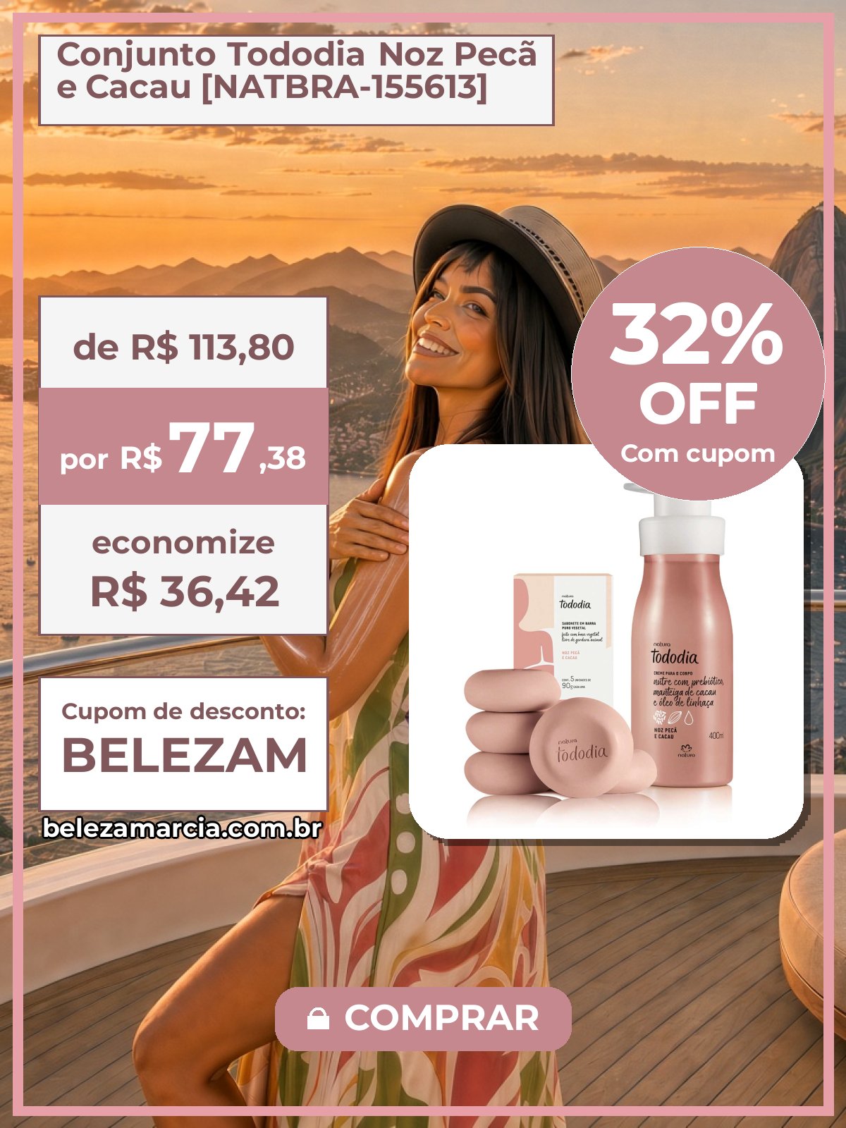 Conjunto Tododia Noz Pecã e Cacau [NATBRA-155613]