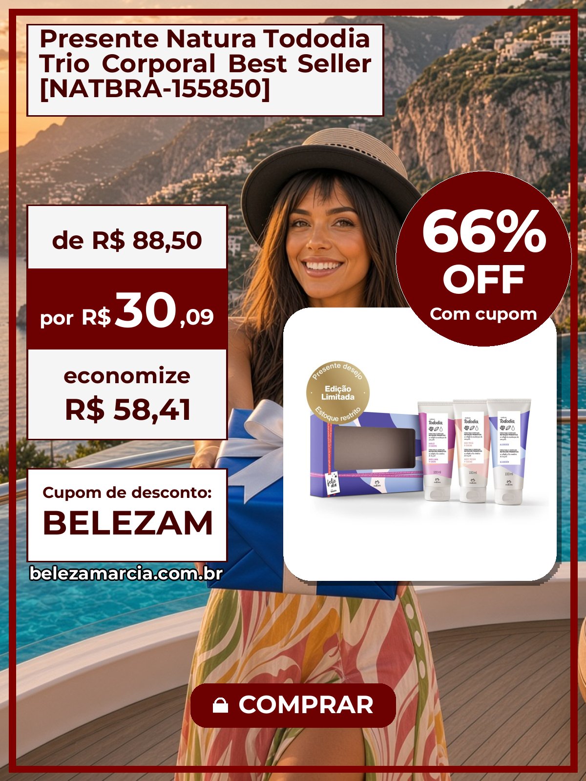 Presente Natura Tododia Trio Corporal Best Seller [NATBRA-155850]