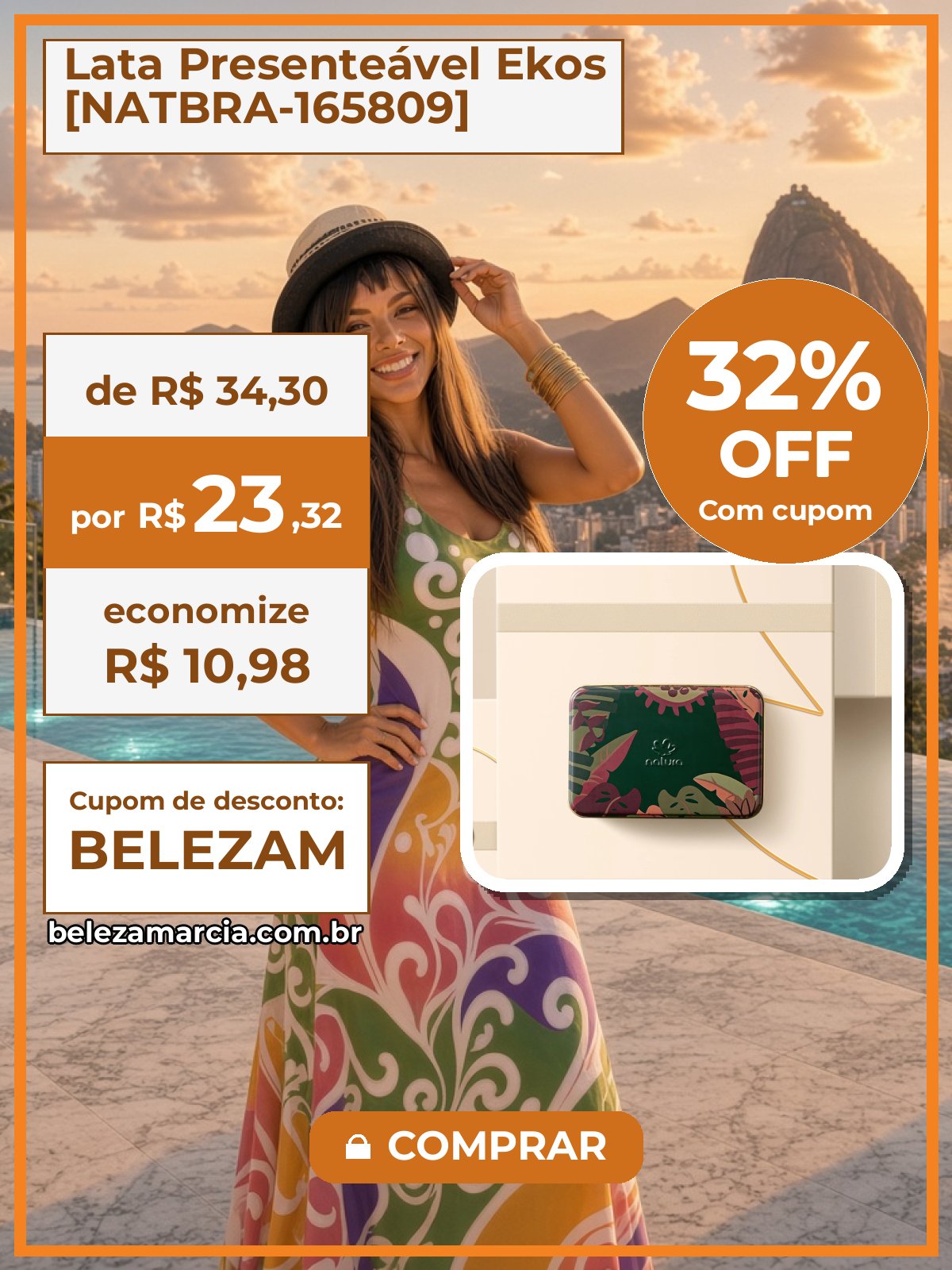 Lata Presenteável Ekos [NATBRA-165809]