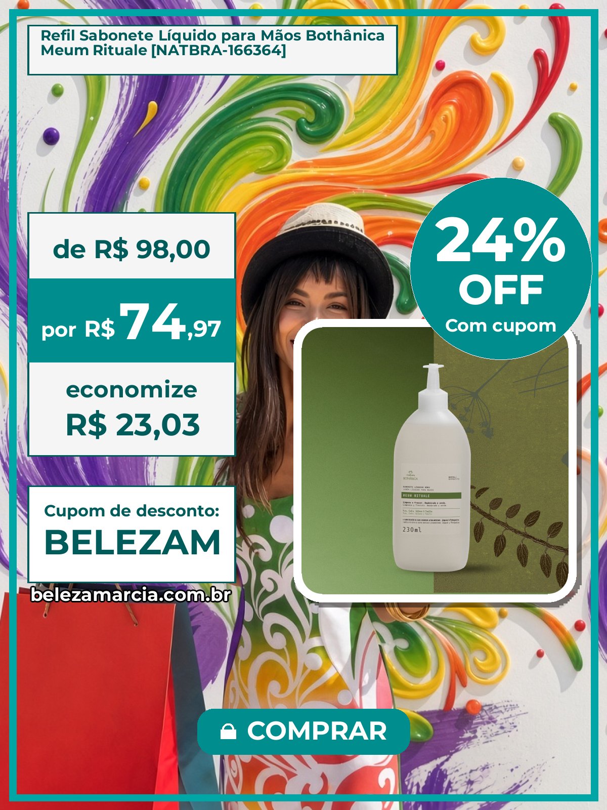 Refil Sabonete Líquido para Mãos Bothânica Meum Rituale [NATBRA-166364]