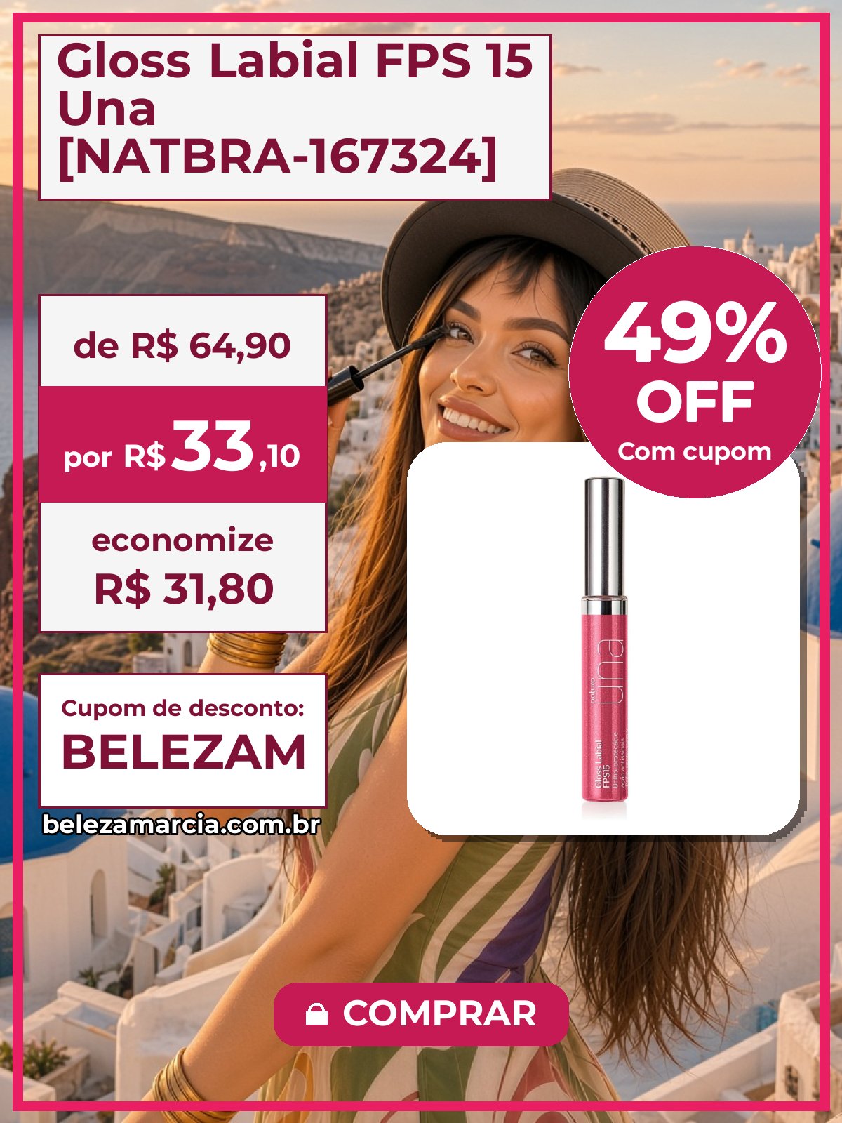 Gloss Labial FPS 15 Una [NATBRA-167324]
