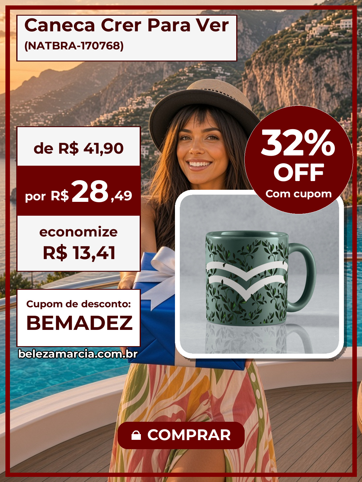 Caneca Crer Para Ver
