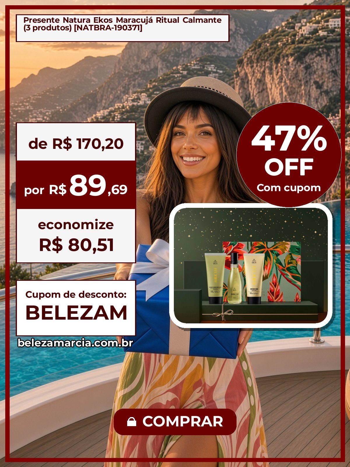 Presente Natura Ekos Maracujá Ritual Calmante (3 produtos) [NATBRA-190371]