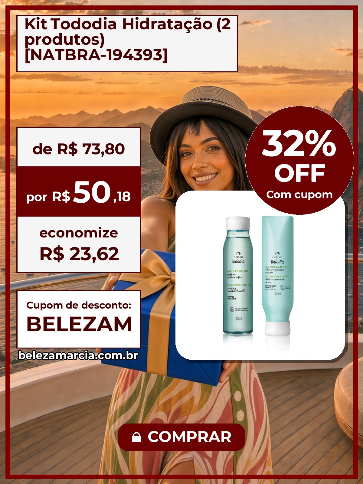 Kit Tododia Hidratação (2 produtos) [NATBRA-194393]