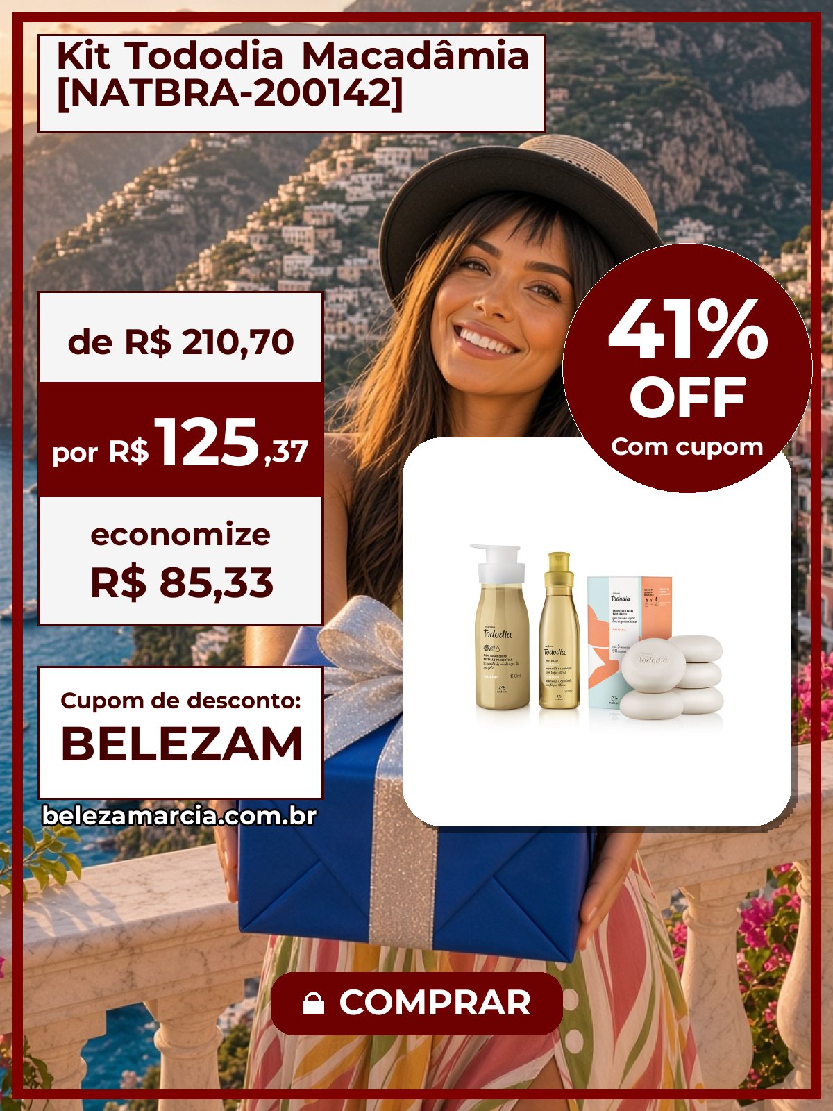 Kit Tododia Macadâmia [NATBRA-200142]