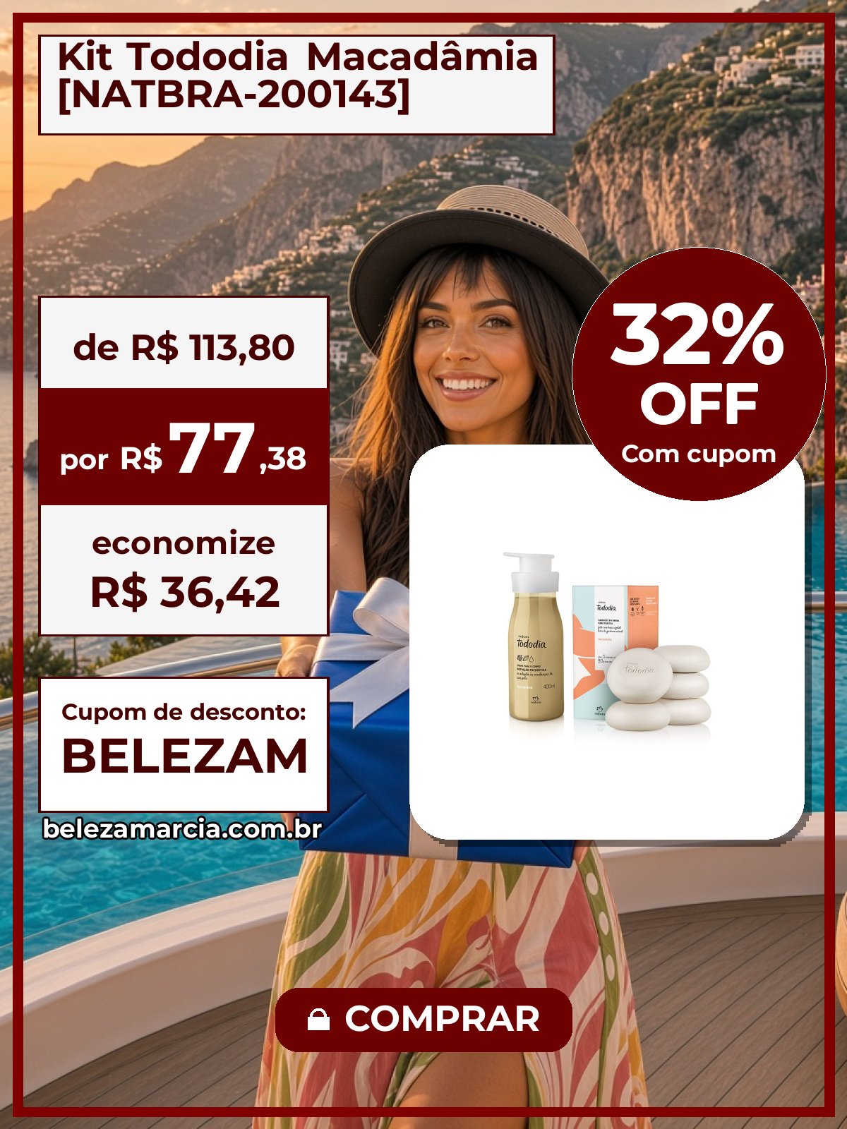 Kit Tododia Macadâmia [NATBRA-200143]
