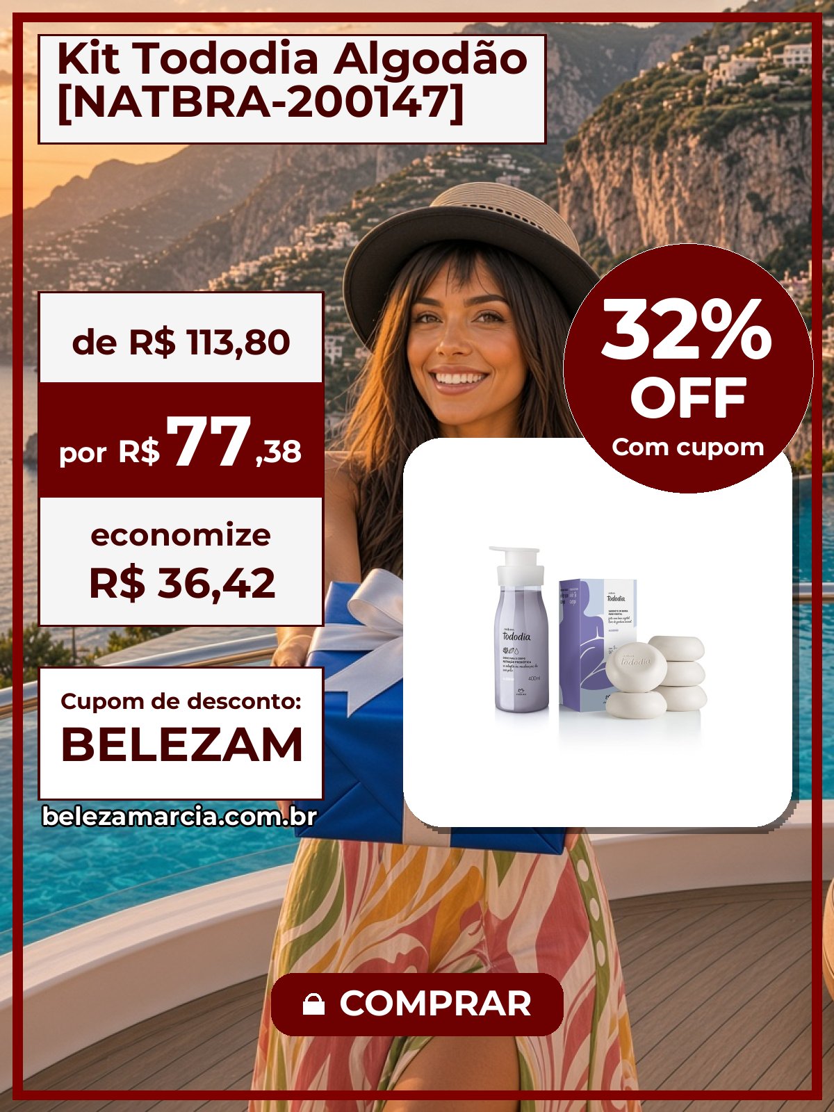 Kit Tododia Algodão [NATBRA-200147]