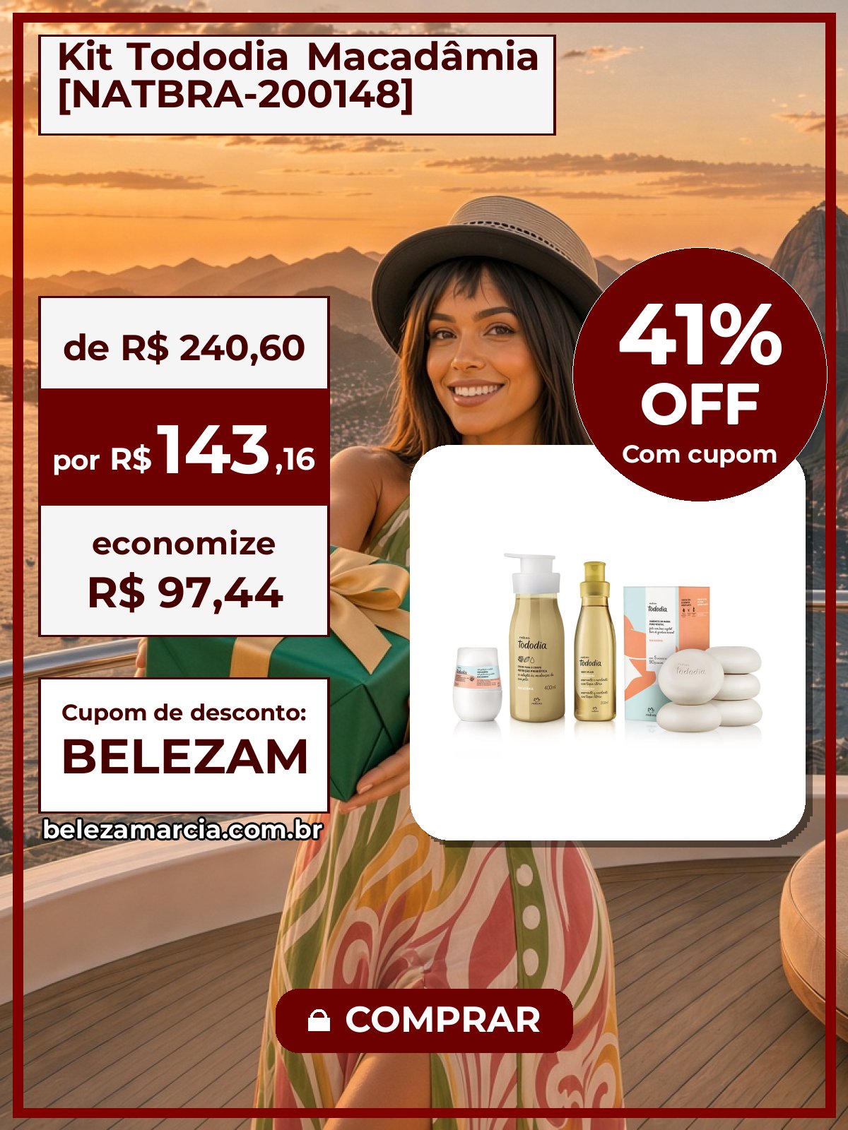Kit Tododia Macadâmia [NATBRA-200148]