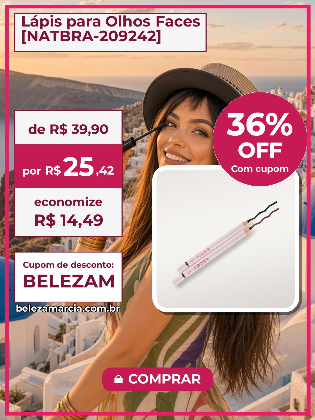 Lápis para Olhos Faces [NATBRA-209242]