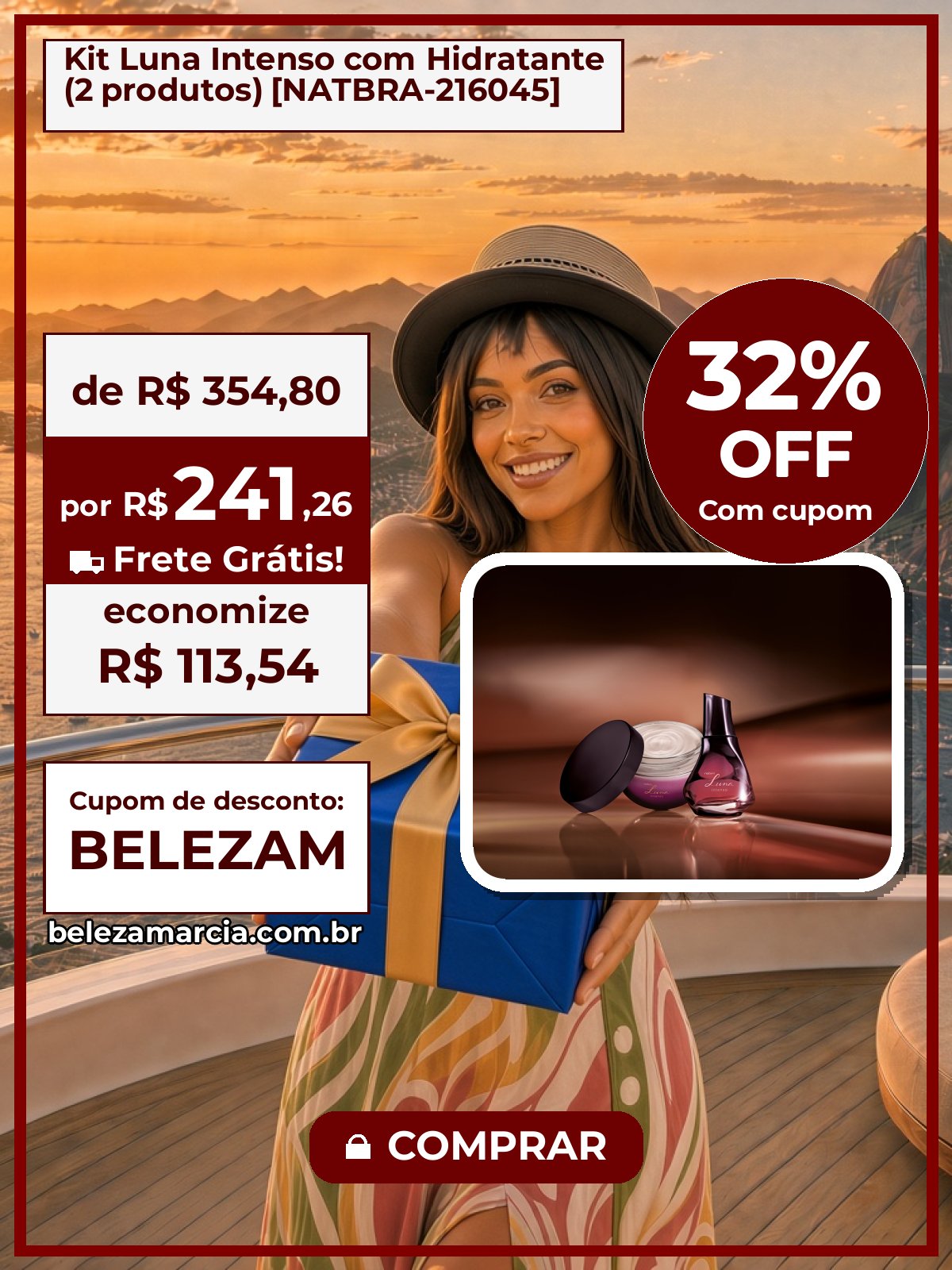 Kit Luna Intenso com Hidratante (2 produtos) [NATBRA-216045]