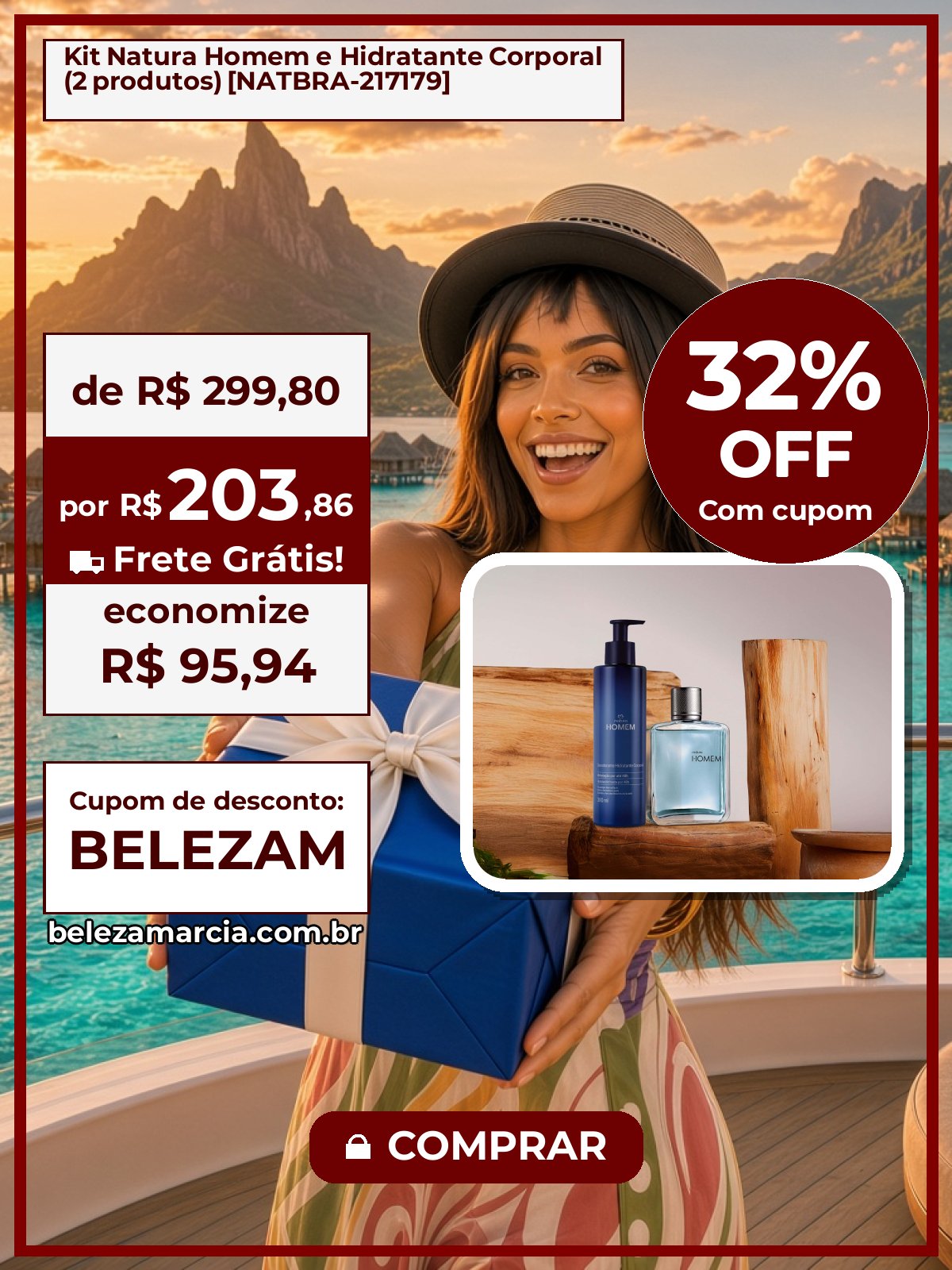 Kit Natura Homem e Hidratante Corporal (2 produtos) [NATBRA-217179]