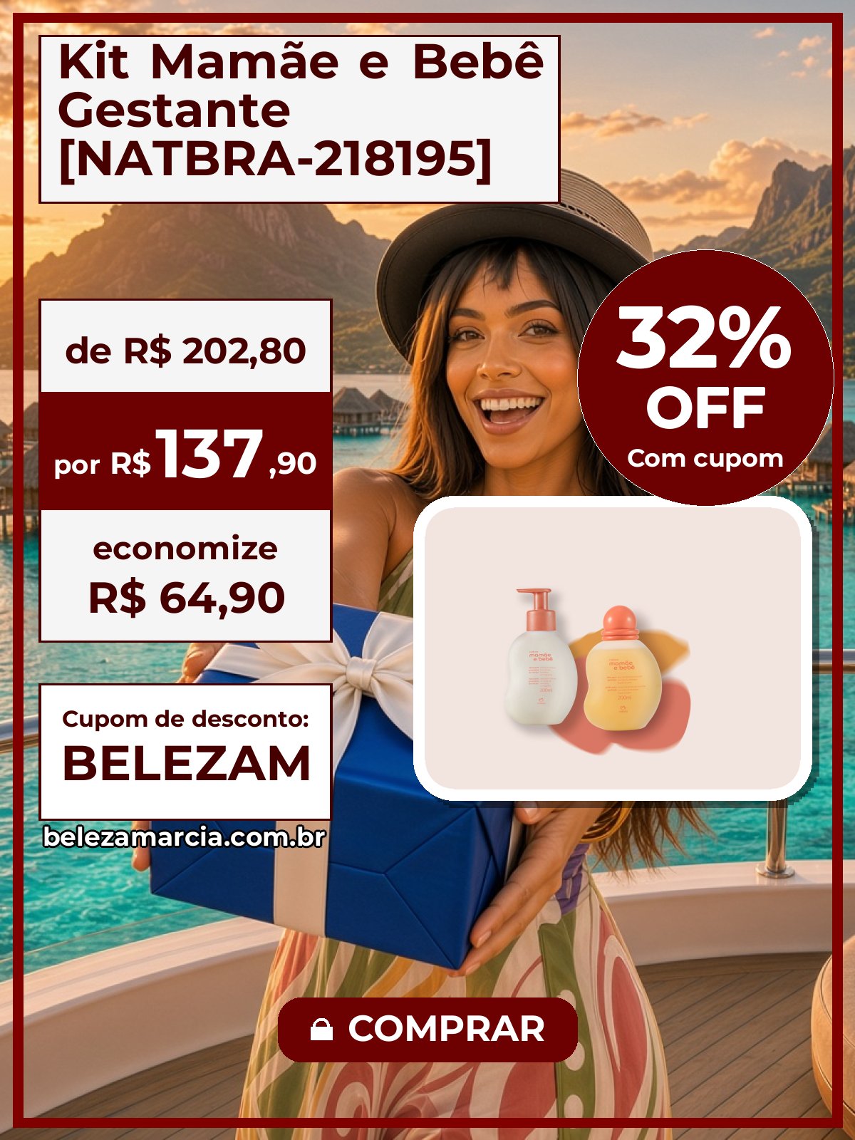 Kit Mamãe e Bebê Gestante [NATBRA-218195]