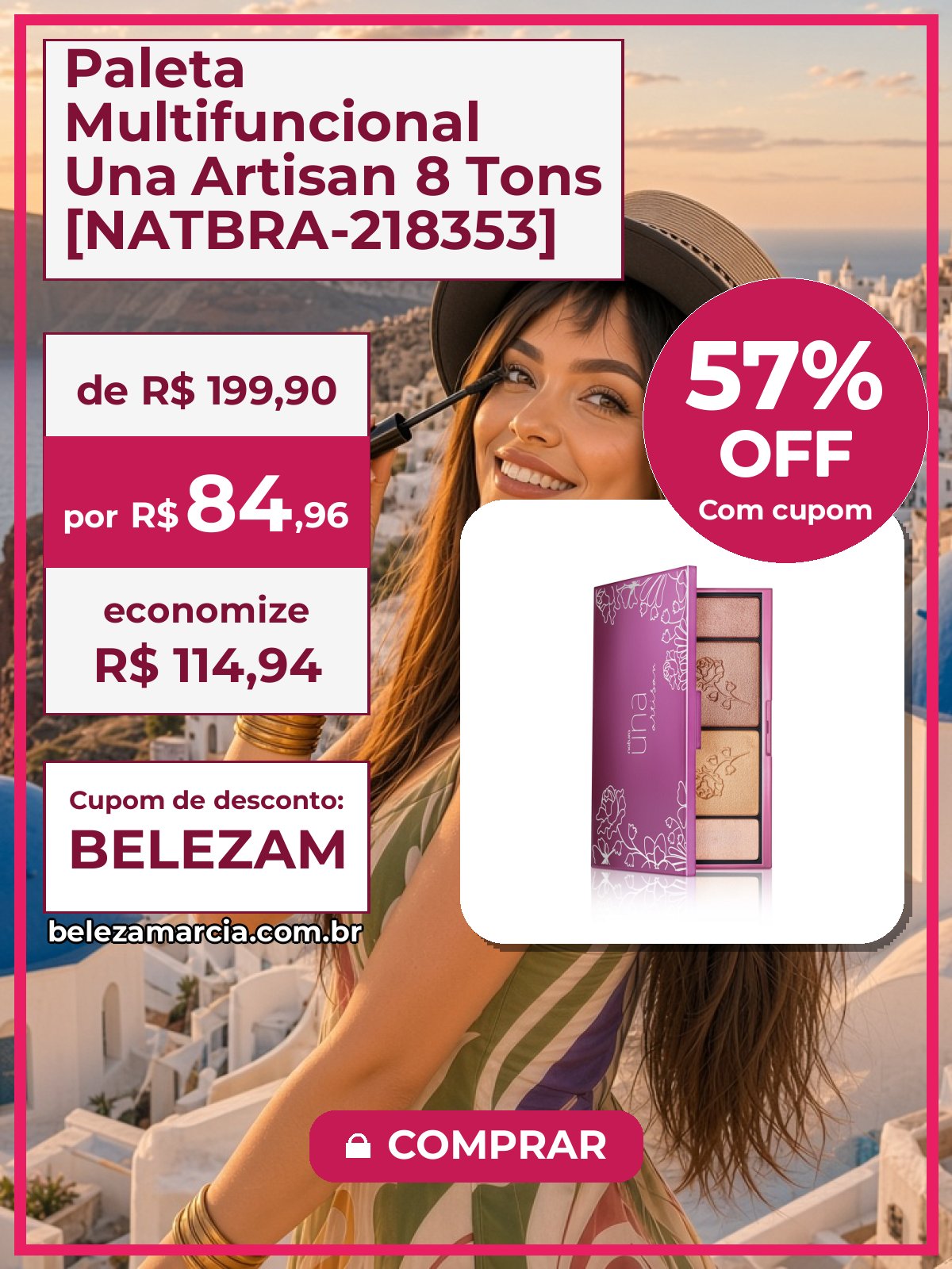 Paleta Multifuncional Una Artisan 8 Tons [NATBRA-218353]