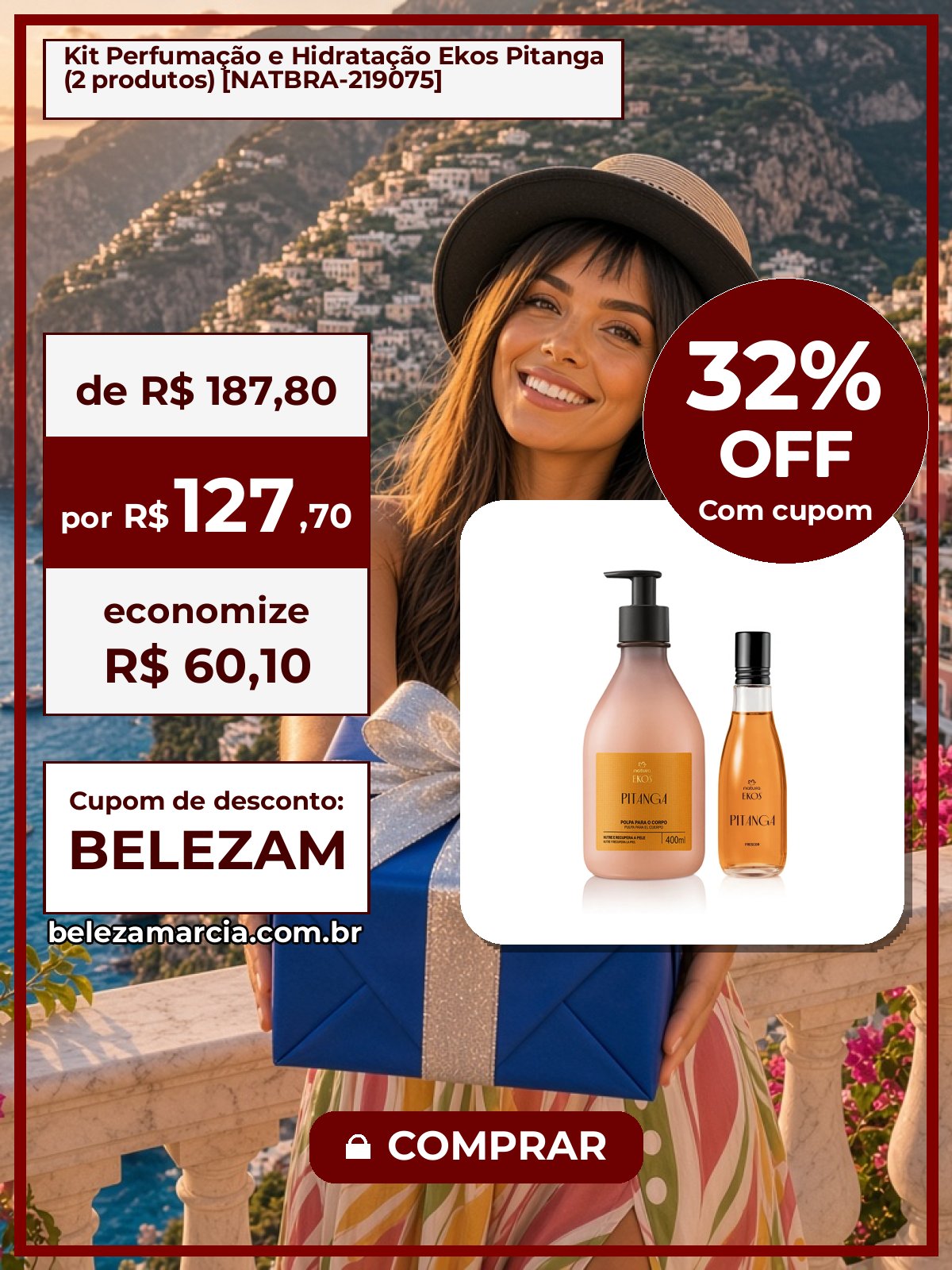 Kit Perfumação e Hidratação Ekos Pitanga (2 produtos) [NATBRA-219075]
