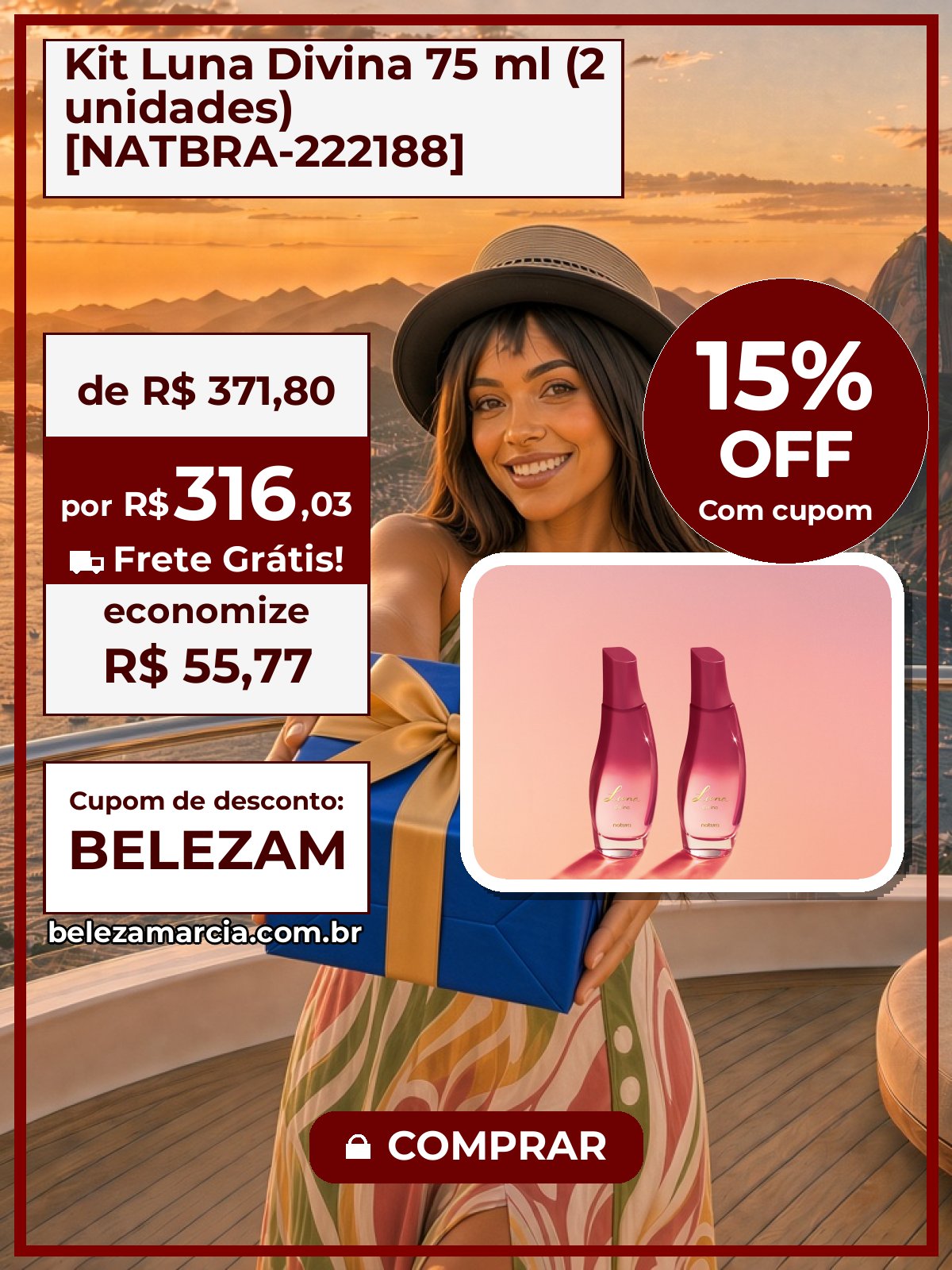 Kit Luna Divina 75 ml (2 unidades) [NATBRA-222188]