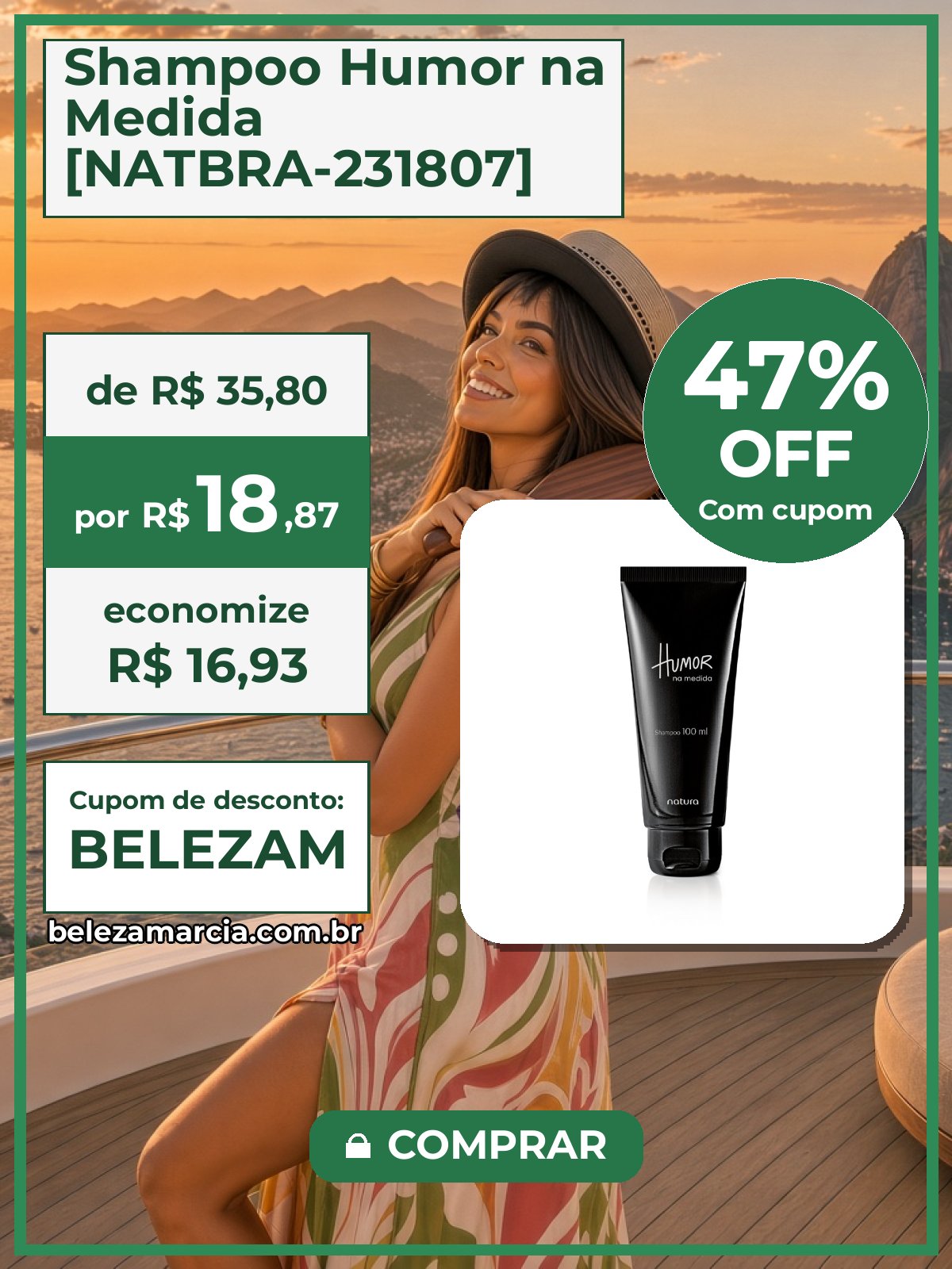 Shampoo Humor na Medida [NATBRA-231807]