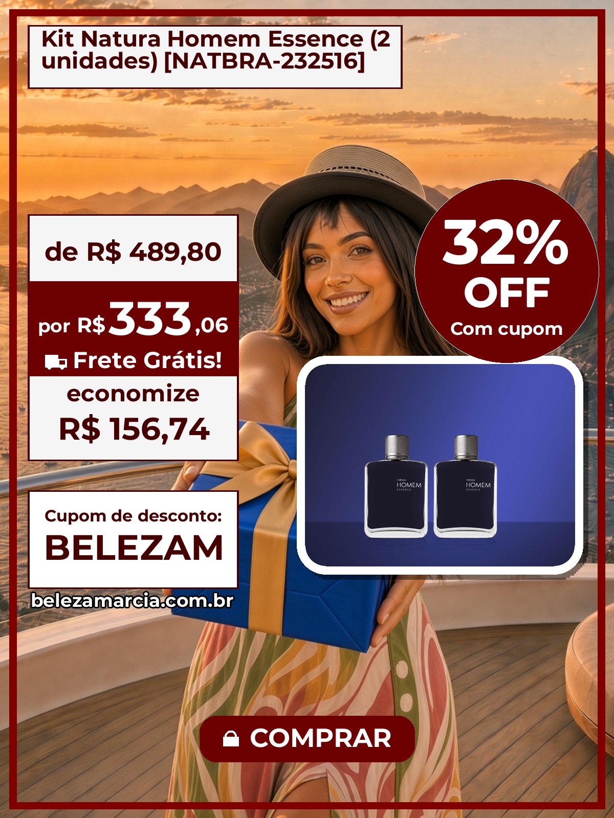 Kit Natura Homem Essence (2 unidades) [NATBRA-232516]