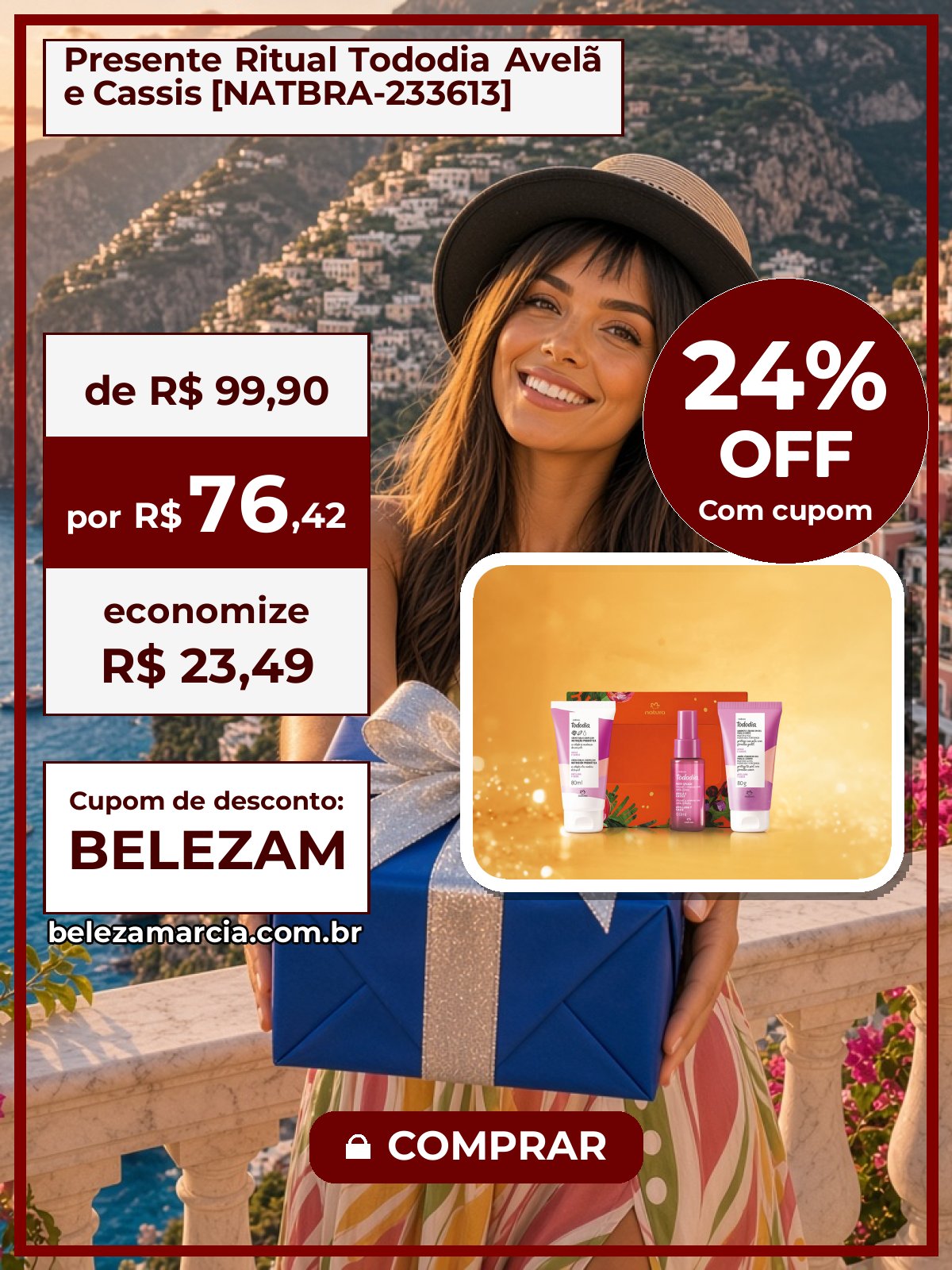 Presente Ritual Tododia Avelã e Cassis [NATBRA-233613]