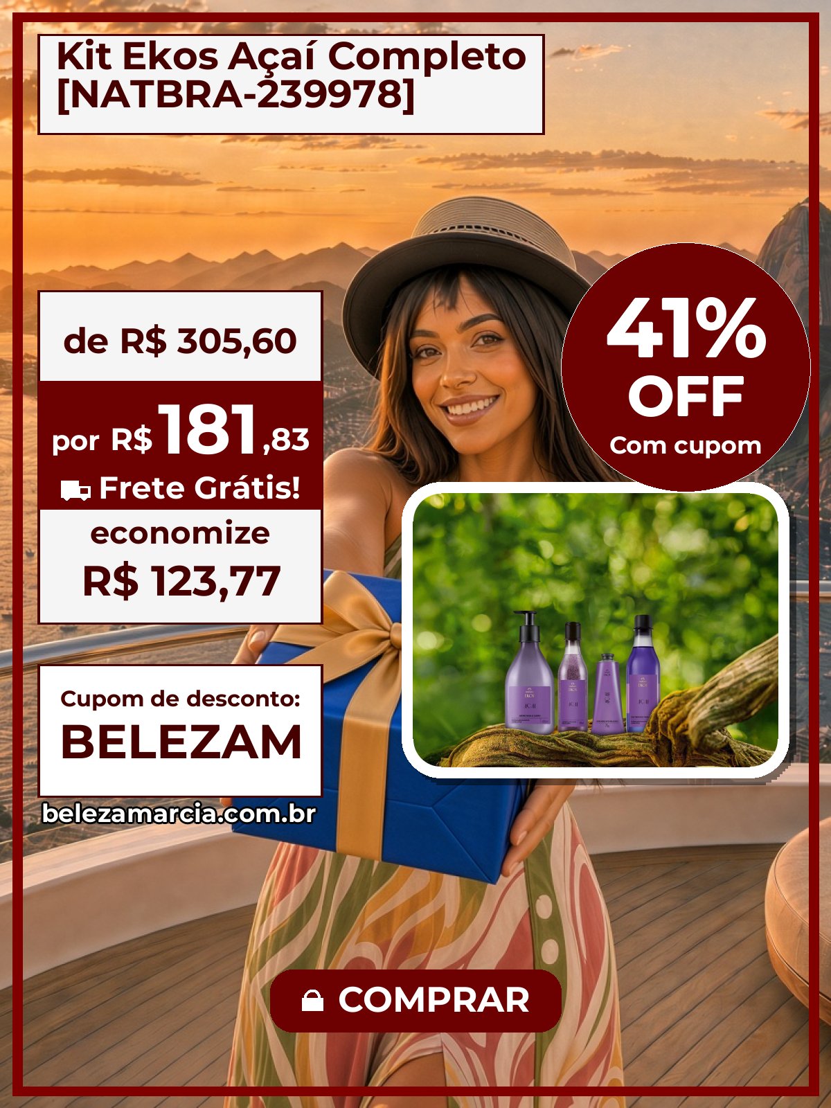 Kit Ekos Açaí Completo [NATBRA-239978]