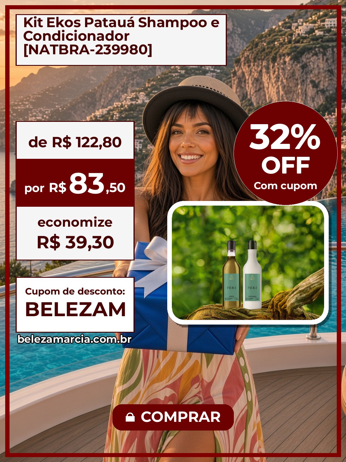 Kit Ekos Patauá Shampoo e Condicionador [NATBRA-239980]