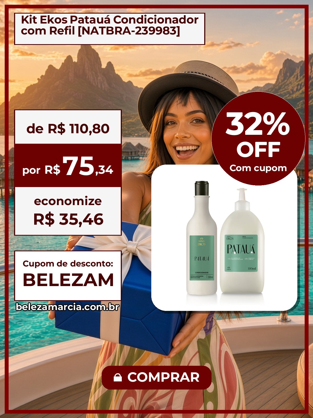 Kit Ekos Patauá Condicionador com Refil [NATBRA-239983]