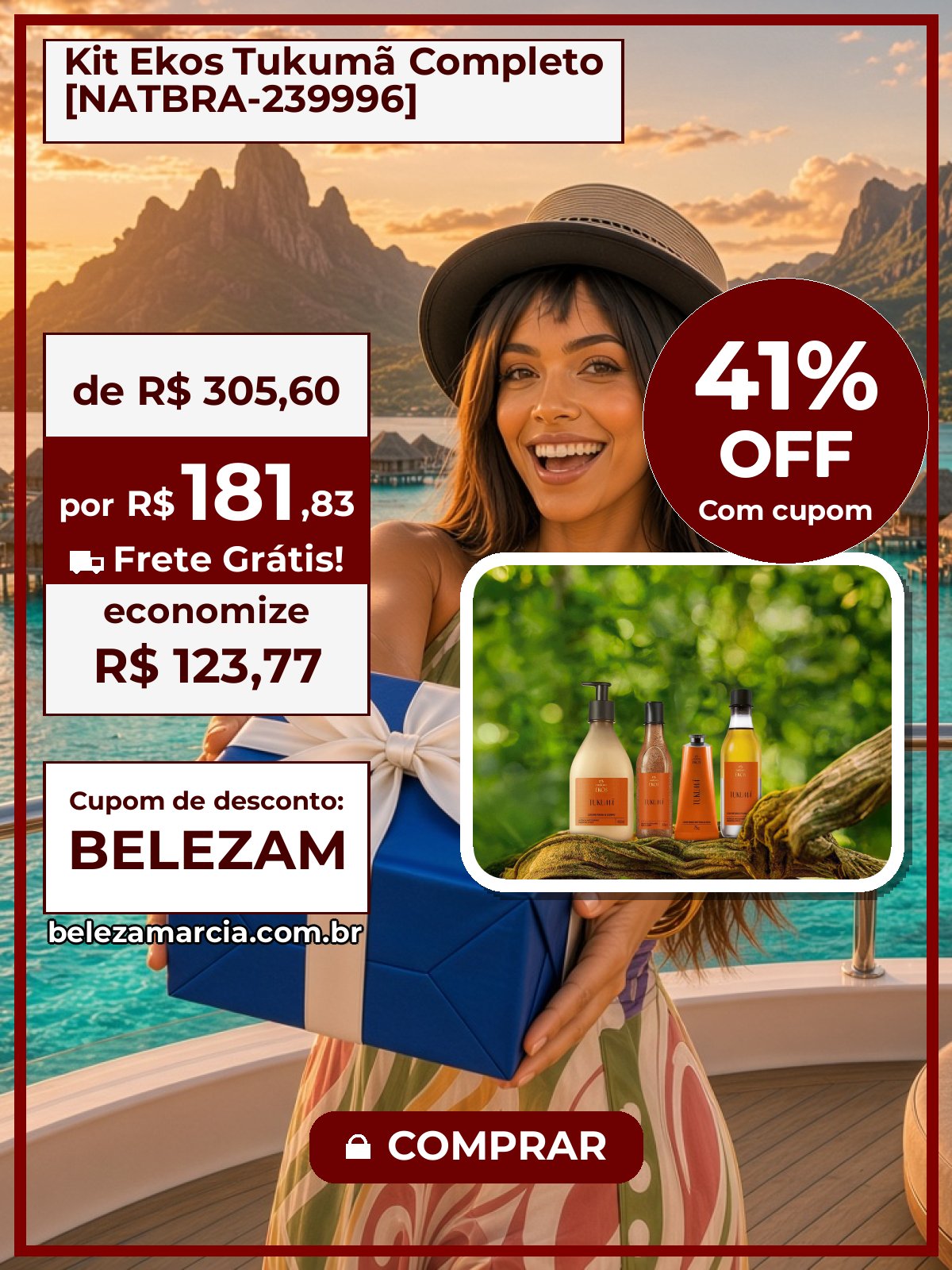 Kit Ekos Tukumã Completo [NATBRA-239996]