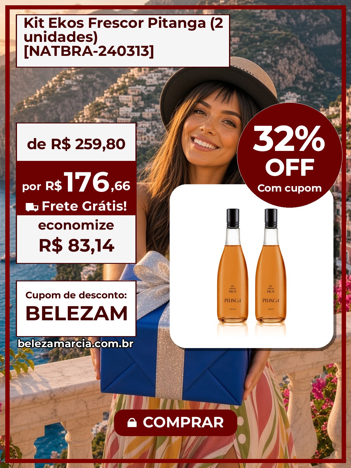 Kit Ekos Frescor Pitanga (2 unidades) [NATBRA-240313]