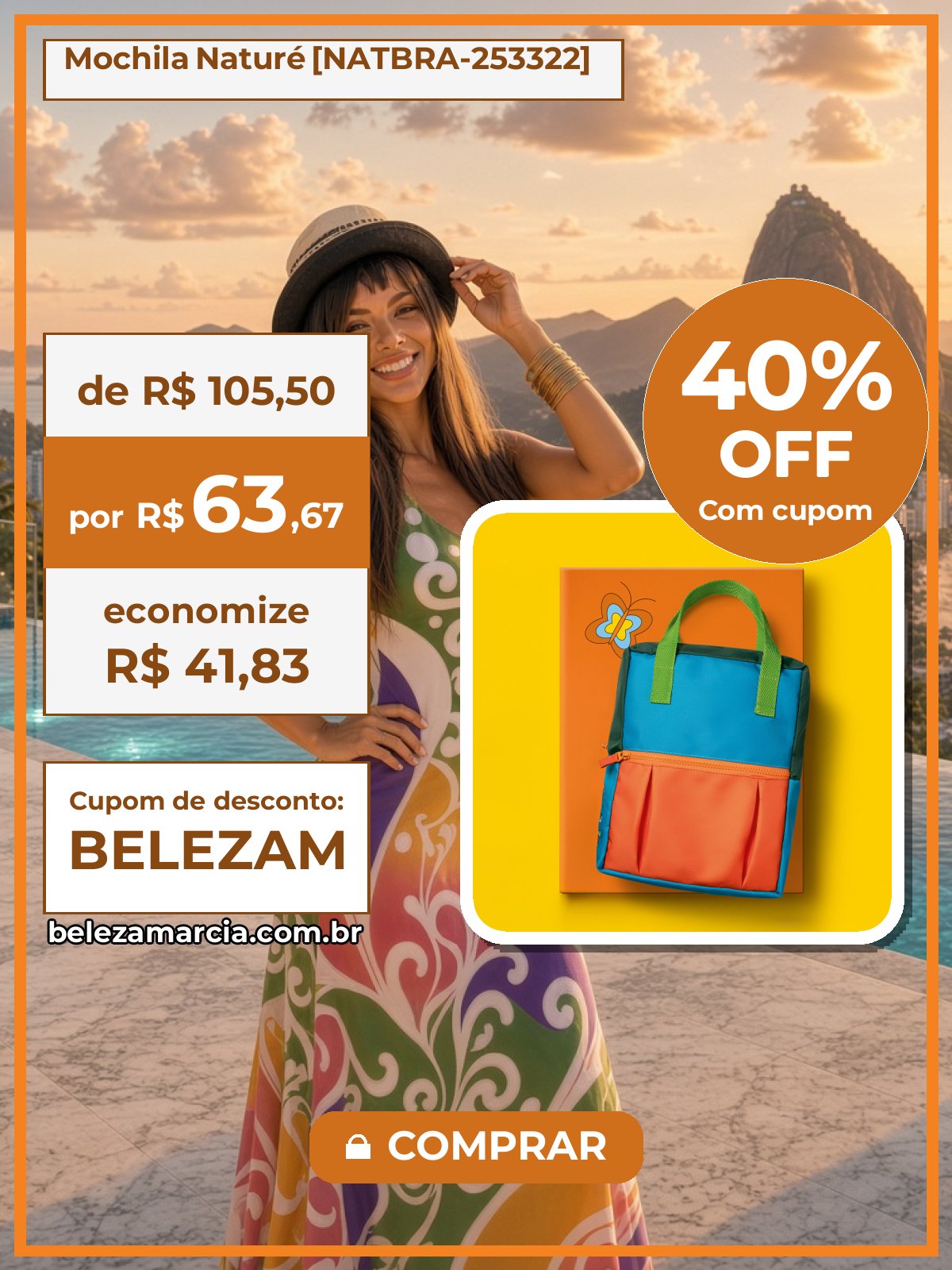 Mochila Naturé [NATBRA-253322]
