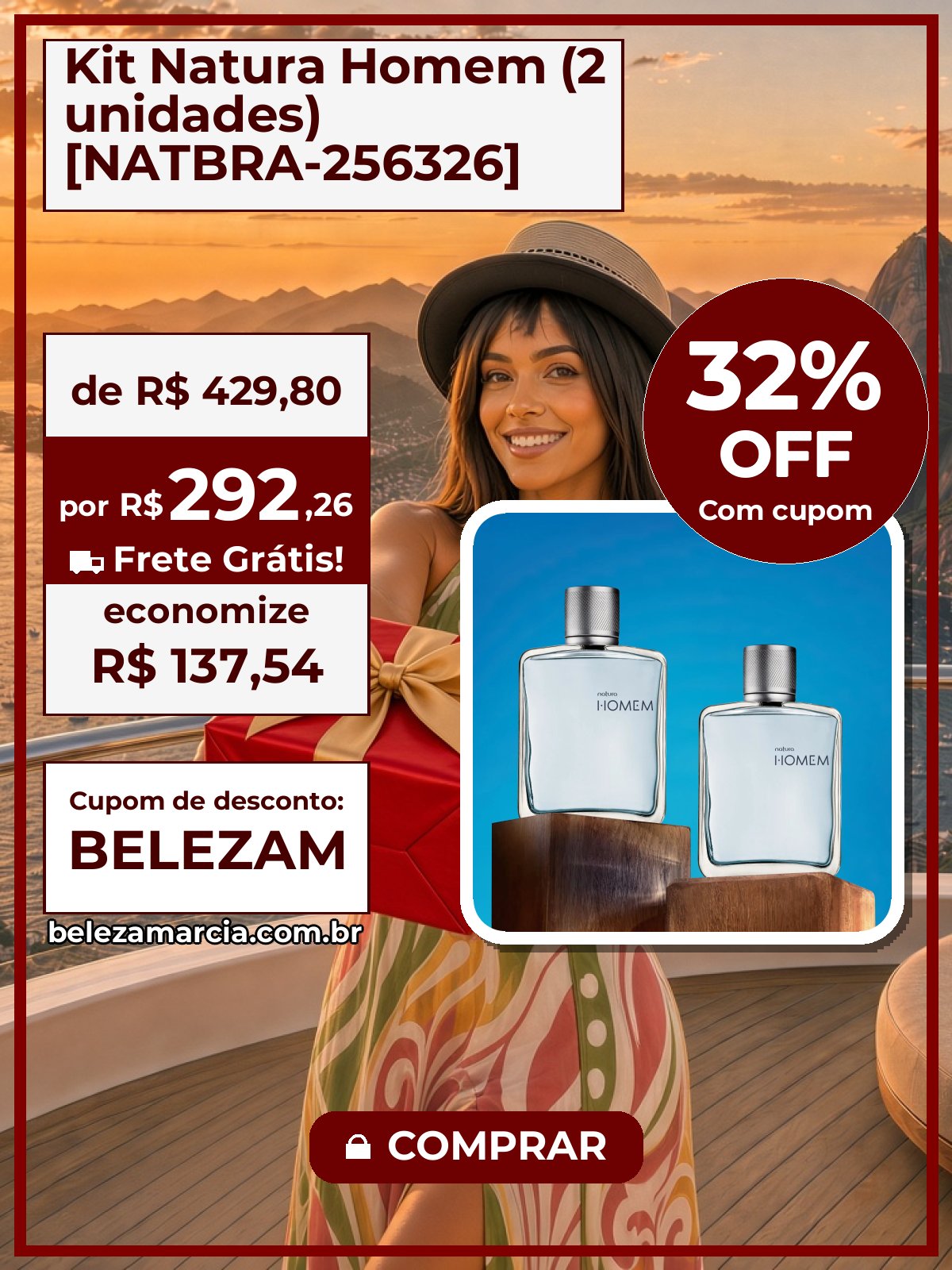 Kit Natura Homem (2 unidades) [NATBRA-256326]