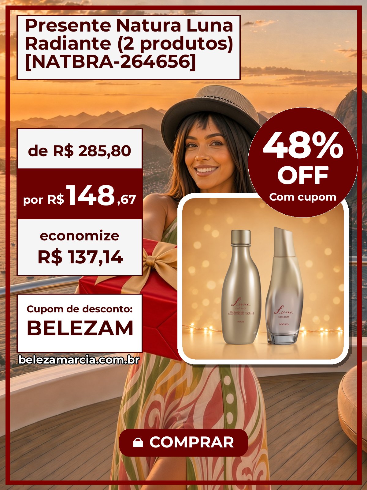 Presente Natura Luna Radiante (2 produtos) [NATBRA-264656]