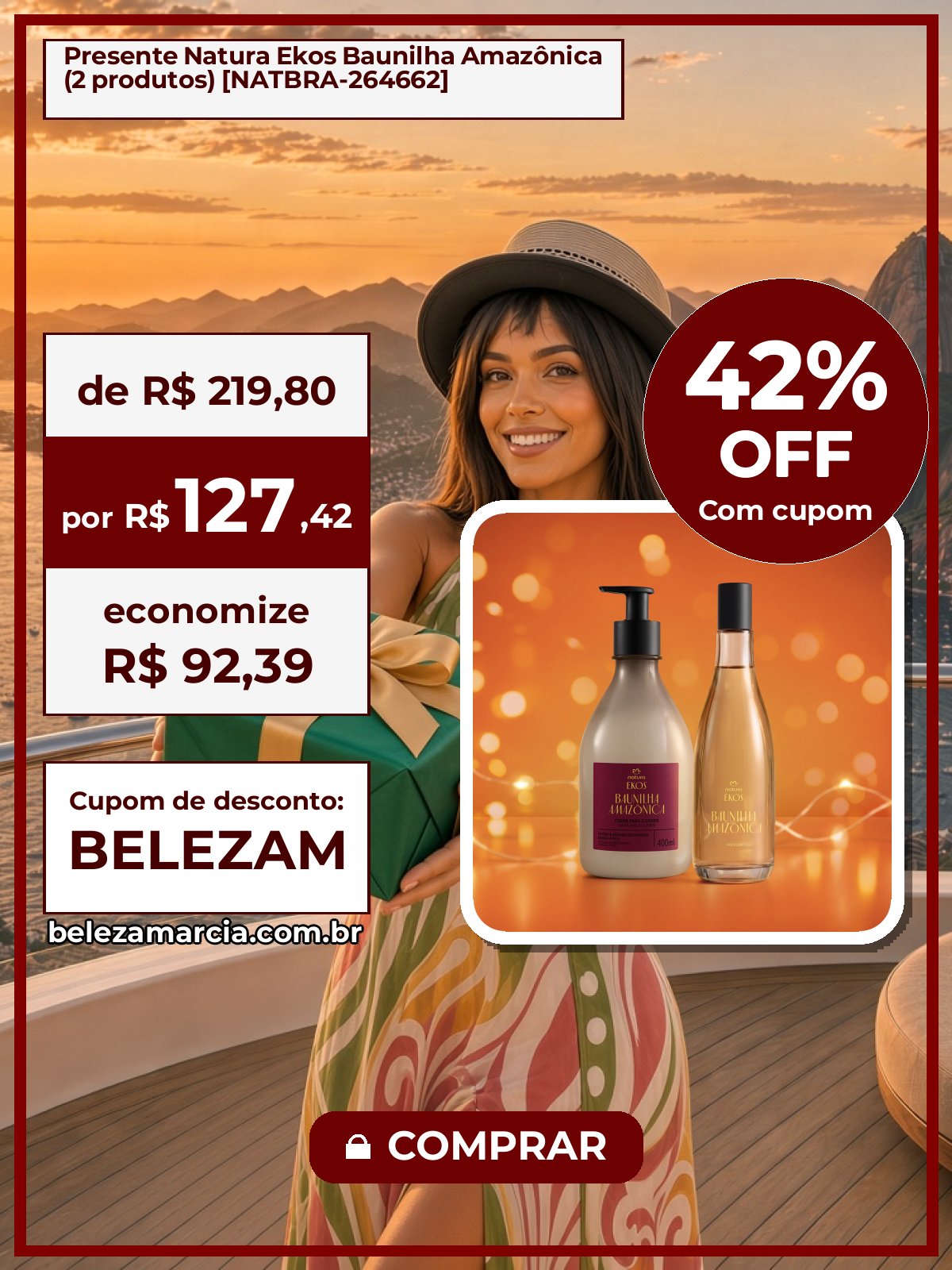 Presente Natura Ekos Baunilha Amazônica (2 produtos) [NATBRA-264662]