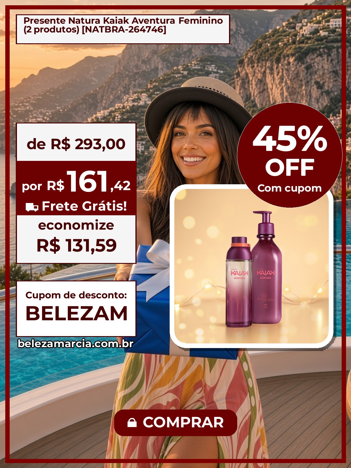 Presente Natura Kaiak Aventura Feminino (2 produtos) [NATBRA-264746]