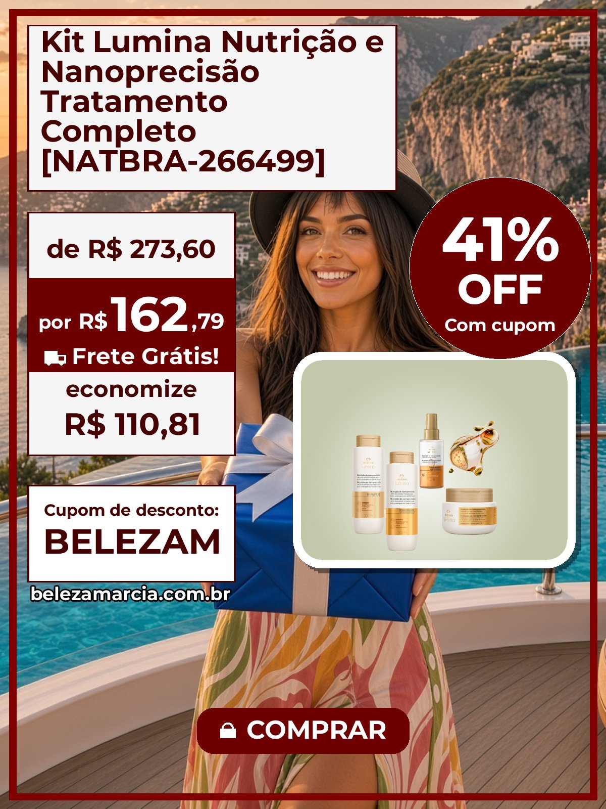 Kit Lumina Nutrição e Nanoprecisão Tratamento Completo [NATBRA-266499]