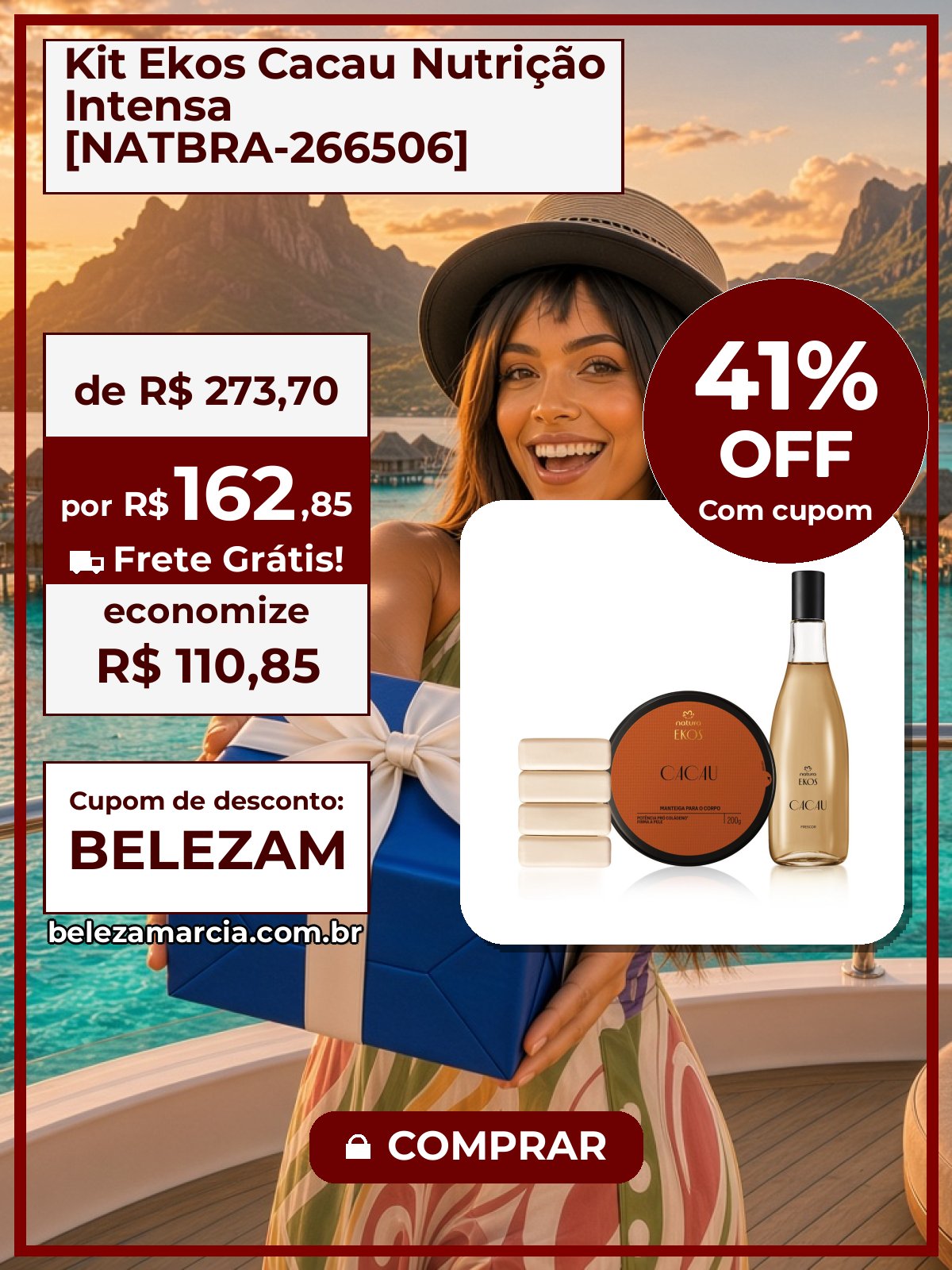 Kit Ekos Cacau Nutrição Intensa [NATBRA-266506]