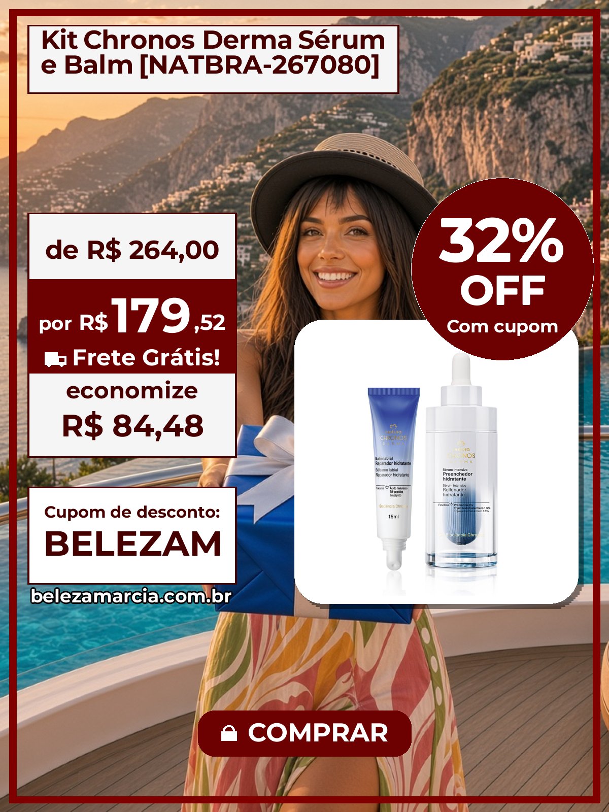 Kit Chronos Derma Sérum e Balm [NATBRA-267080]