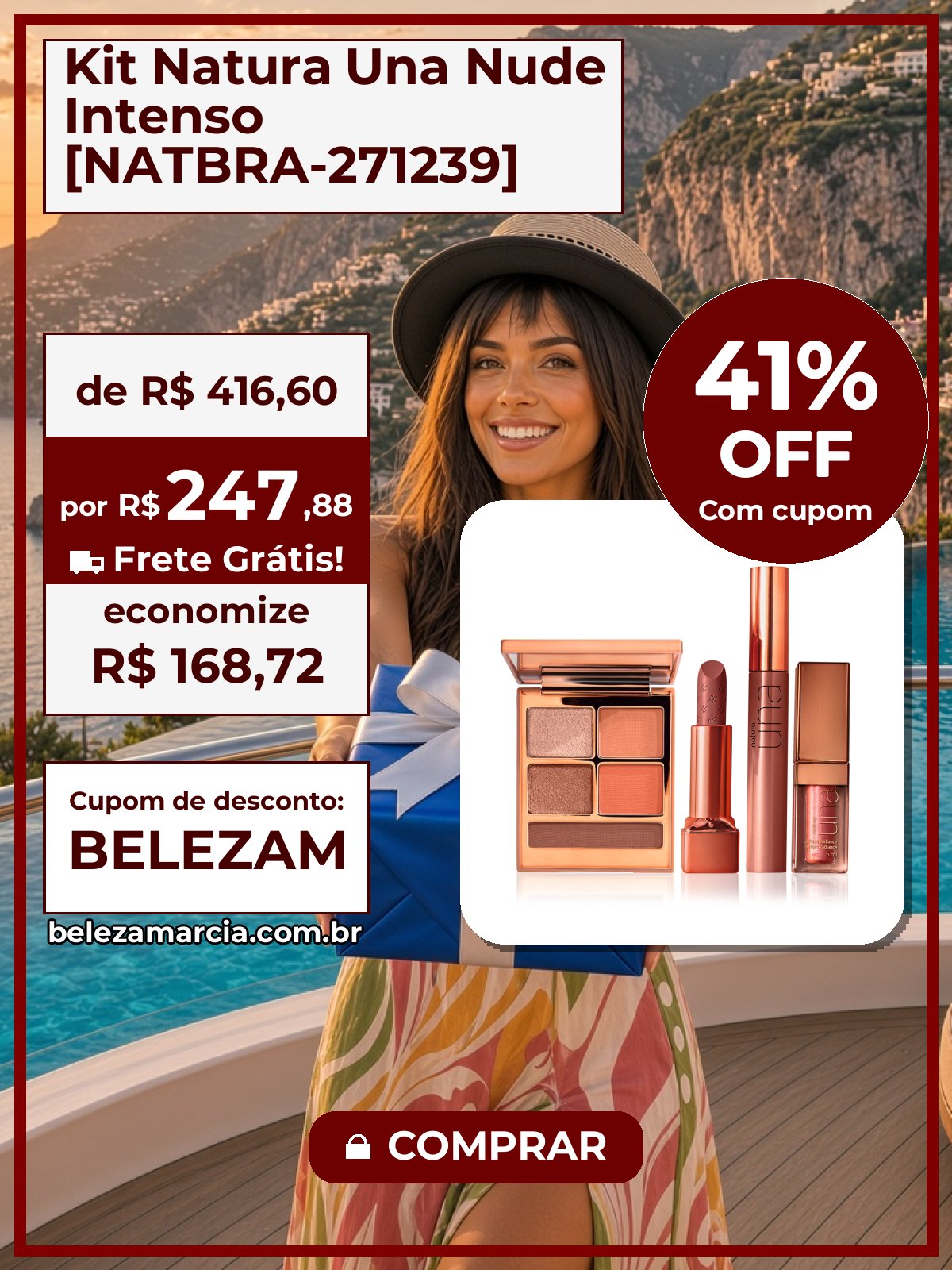 Kit Natura Una Nude Intenso [NATBRA-271239]