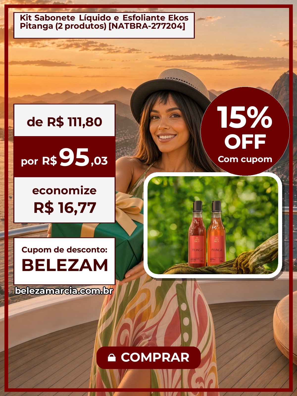 Kit Sabonete Líquido e Esfoliante Ekos Pitanga (2 produtos) [NATBRA-277204]