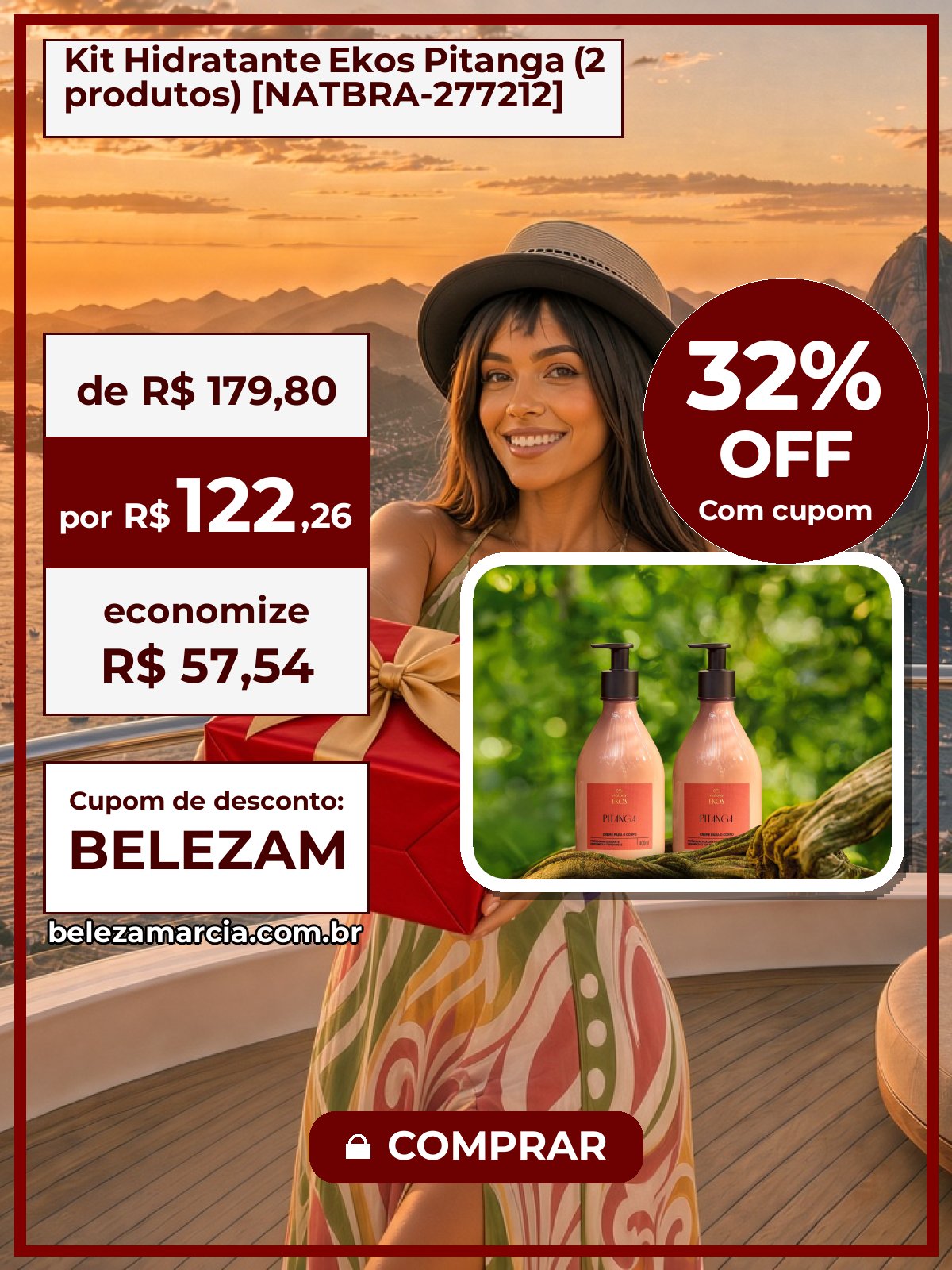 Kit Hidratante Ekos Pitanga (2 produtos) [NATBRA-277212]