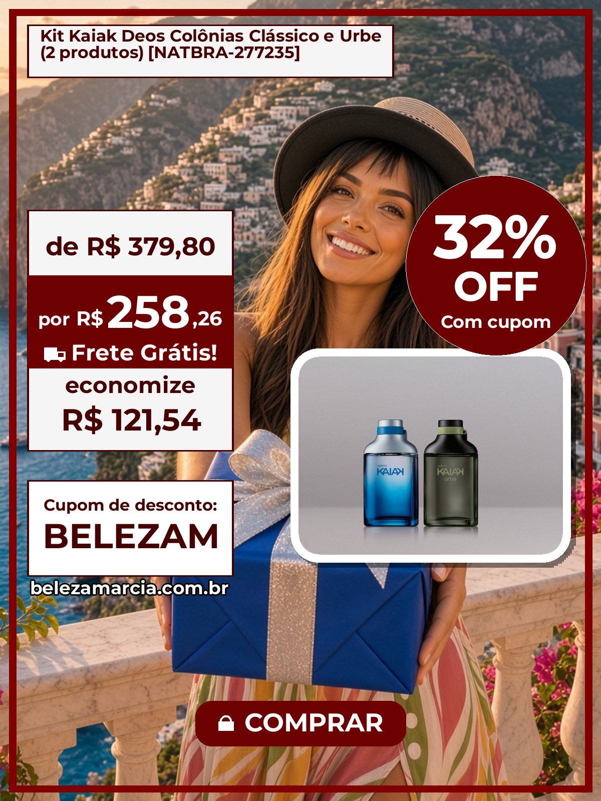Kit Kaiak Deos Colônias Clássico e Urbe (2 produtos) [NATBRA-277235]