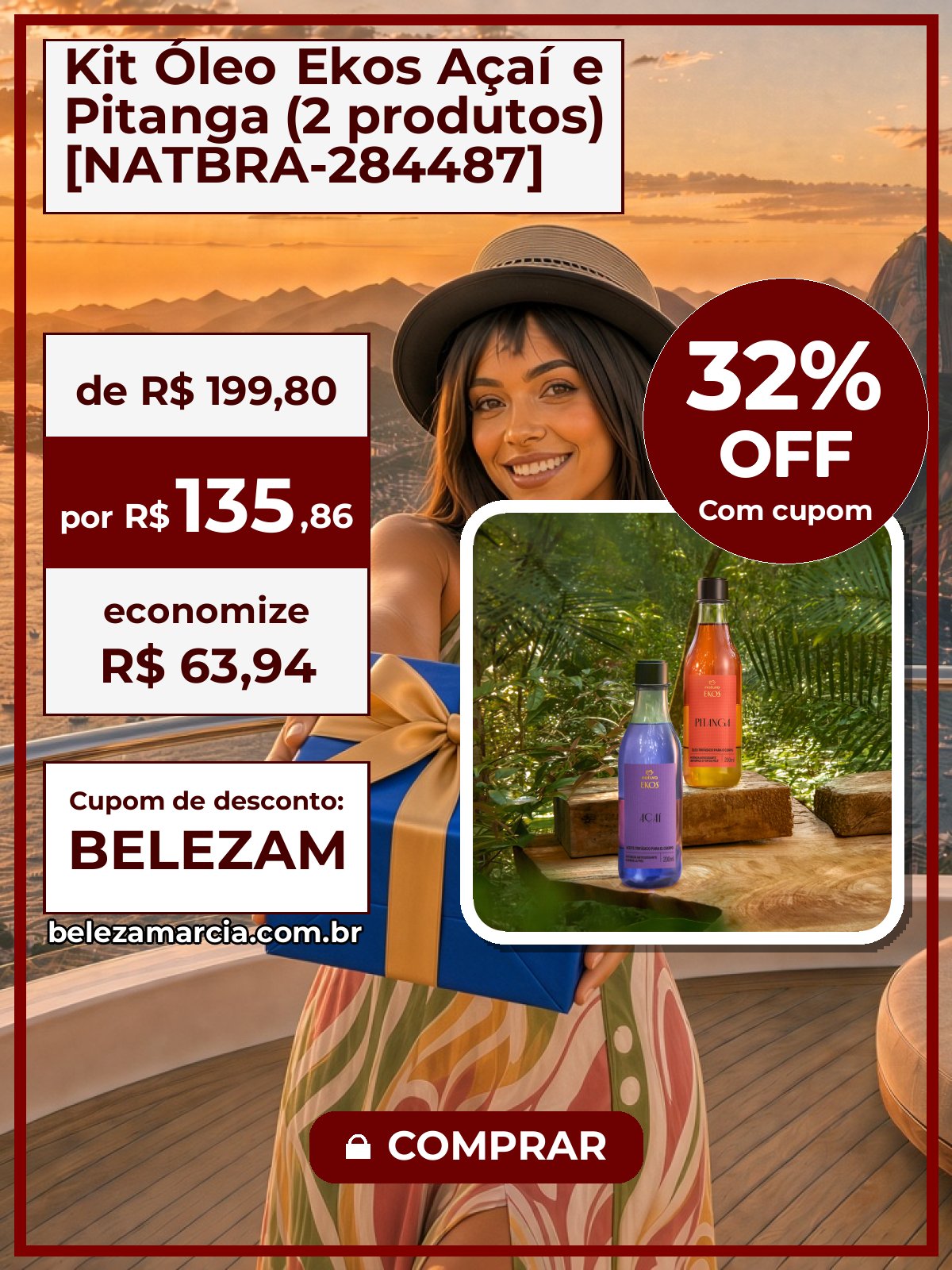 Kit Óleo Ekos Açaí e Pitanga (2 produtos) [NATBRA-284487]