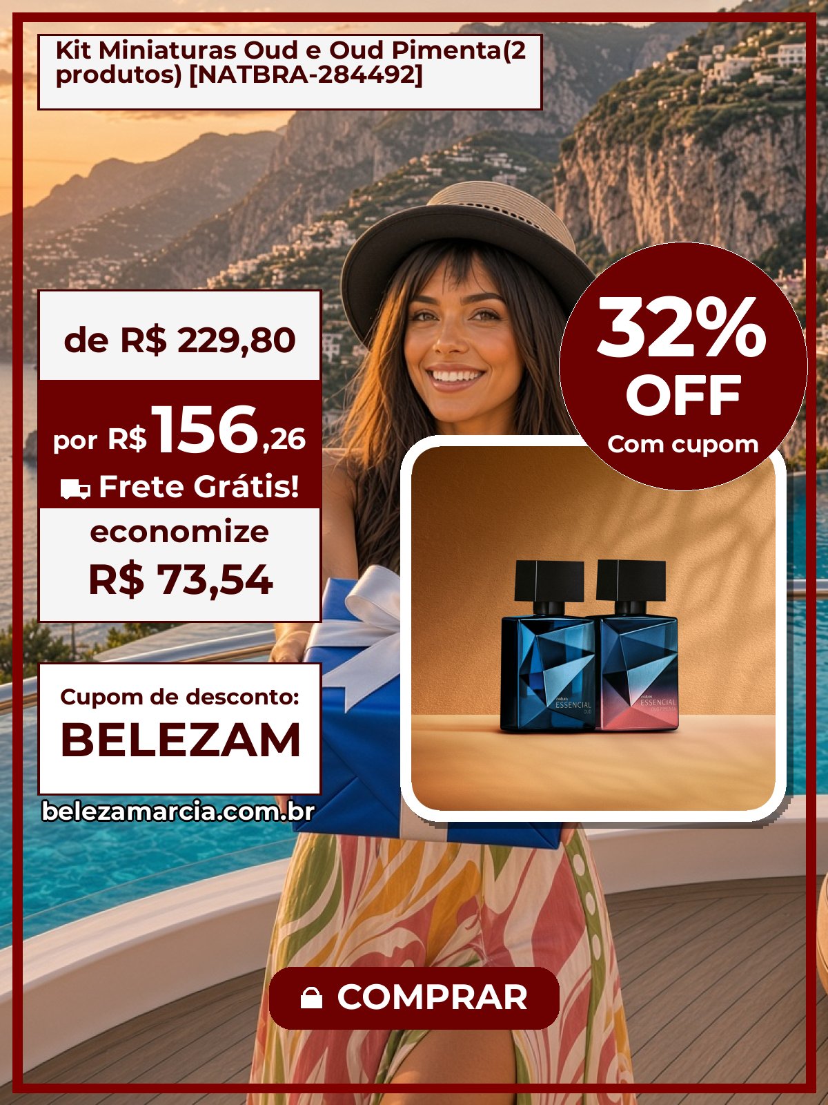 Kit Miniaturas Oud e Oud Pimenta(2 produtos) [NATBRA-284492]