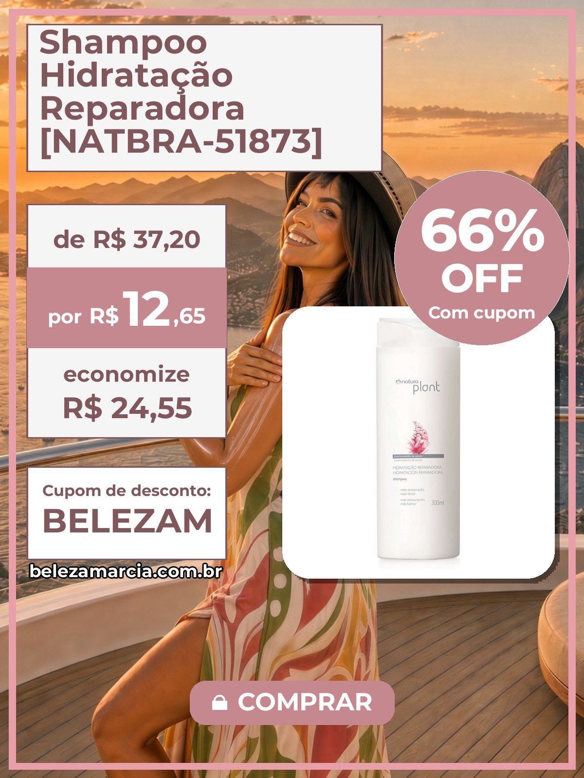 Shampoo Hidratação Reparadora [NATBRA-51873]