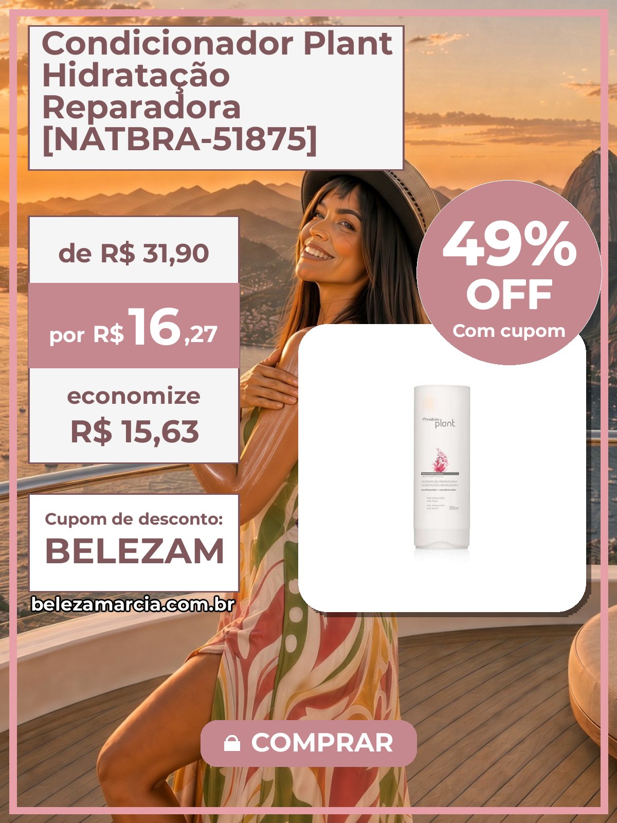 Condicionador Plant Hidratação Reparadora [NATBRA-51875]