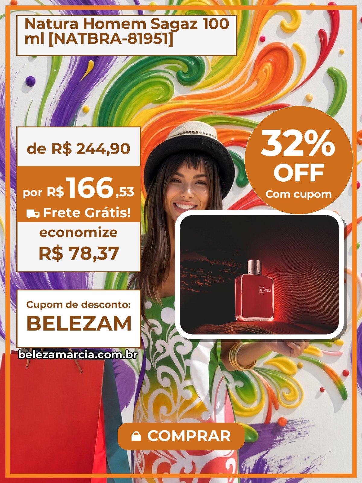 Natura Homem Sagaz 100 ml [NATBRA-81951]