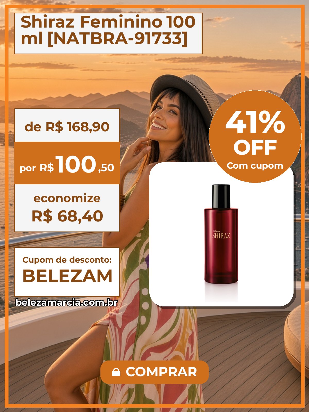 Shiraz Feminino 100 ml [NATBRA-91733]