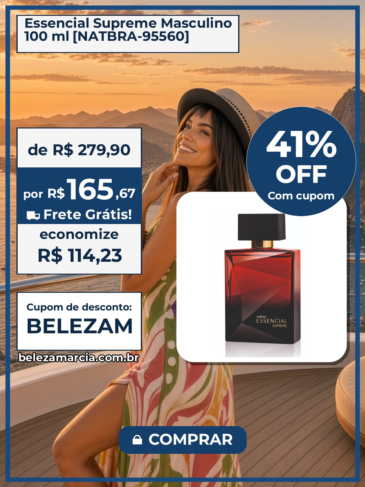 Essencial Supreme Masculino 100 ml [NATBRA-95560]