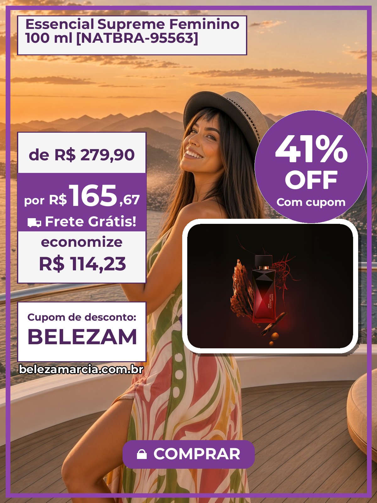 Essencial Supreme Feminino 100 ml [NATBRA-95563]
