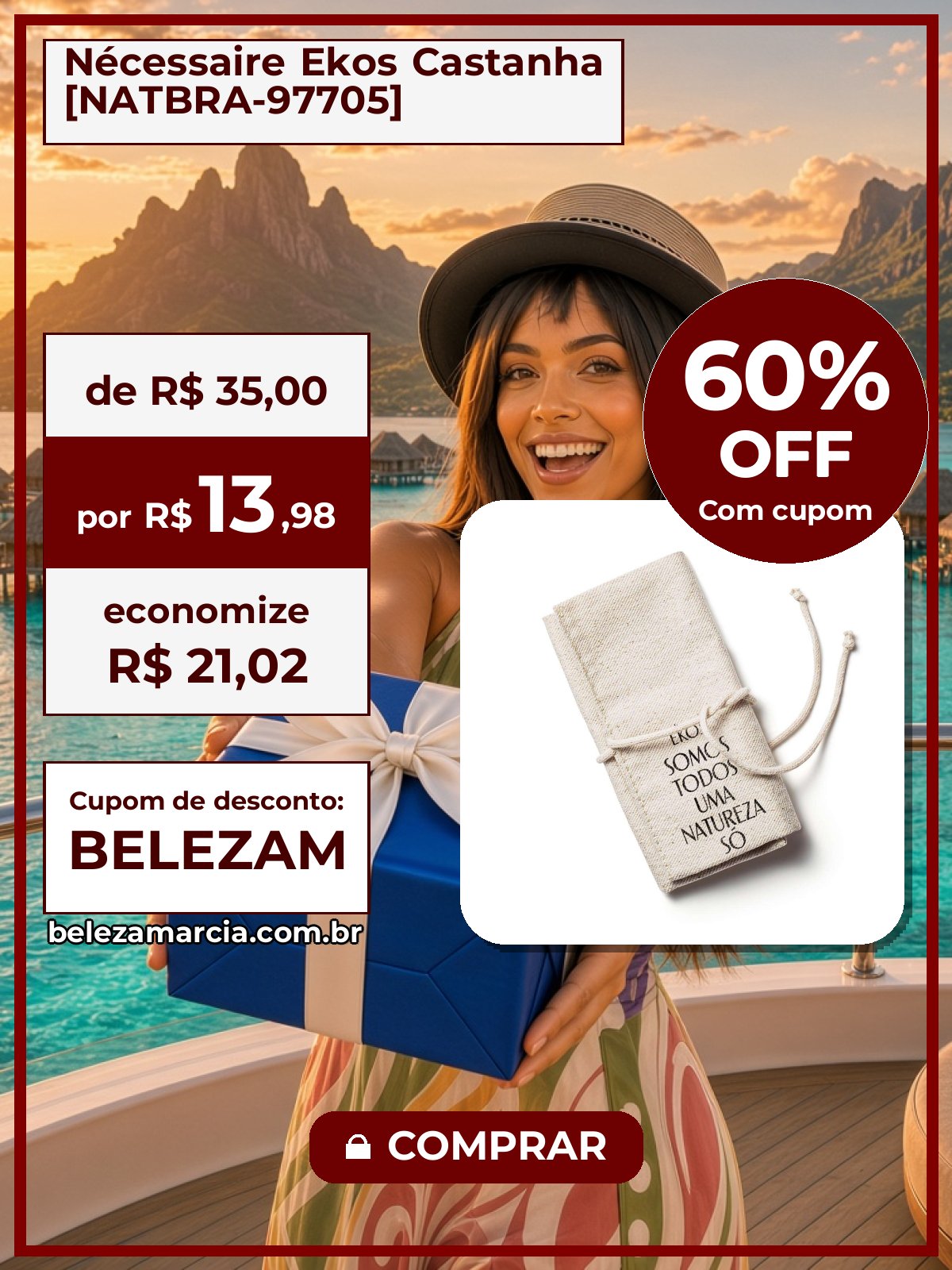 Nécessaire Ekos Castanha [NATBRA-97705]